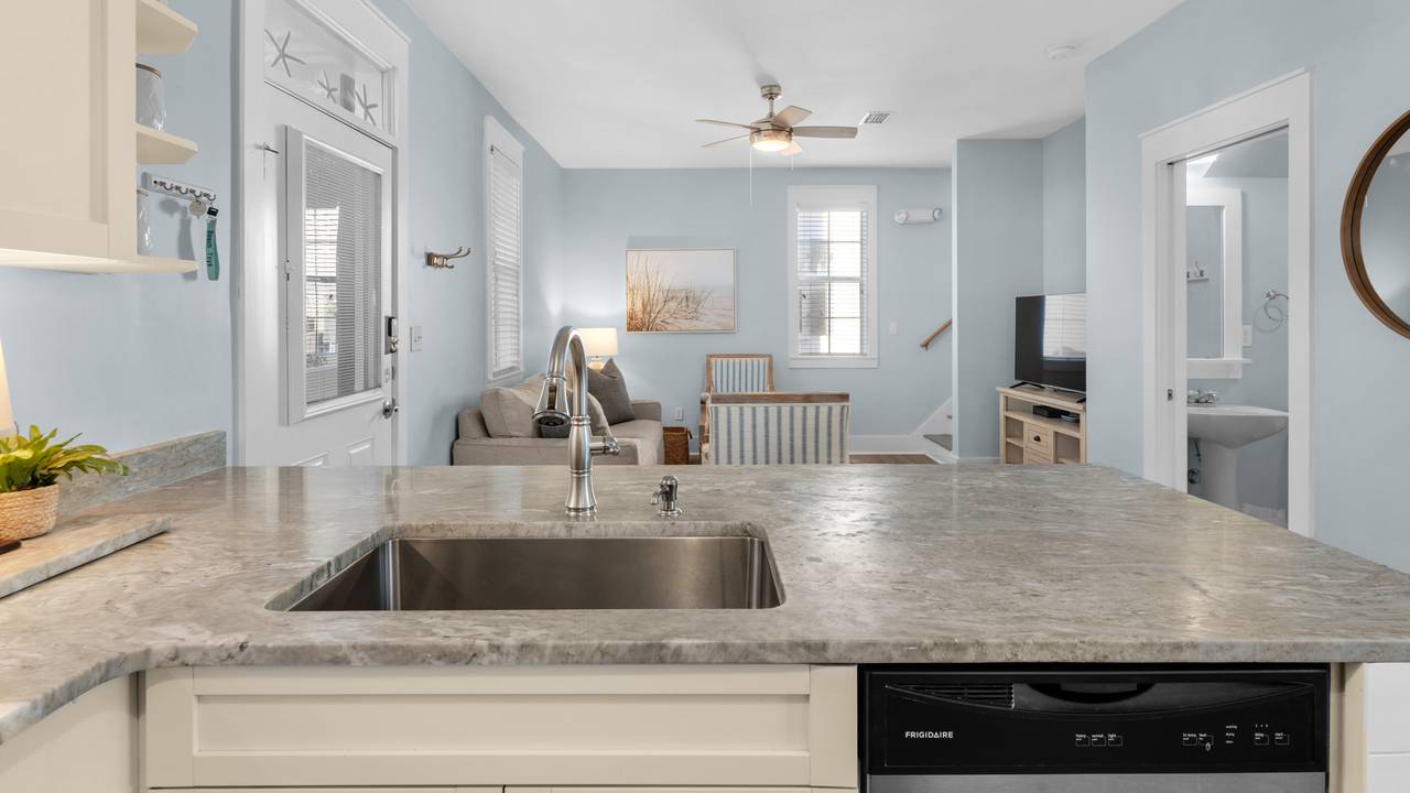 Salty Paws Bungalow Kitchen Area Salty Paws Bungalow Kitchen Area