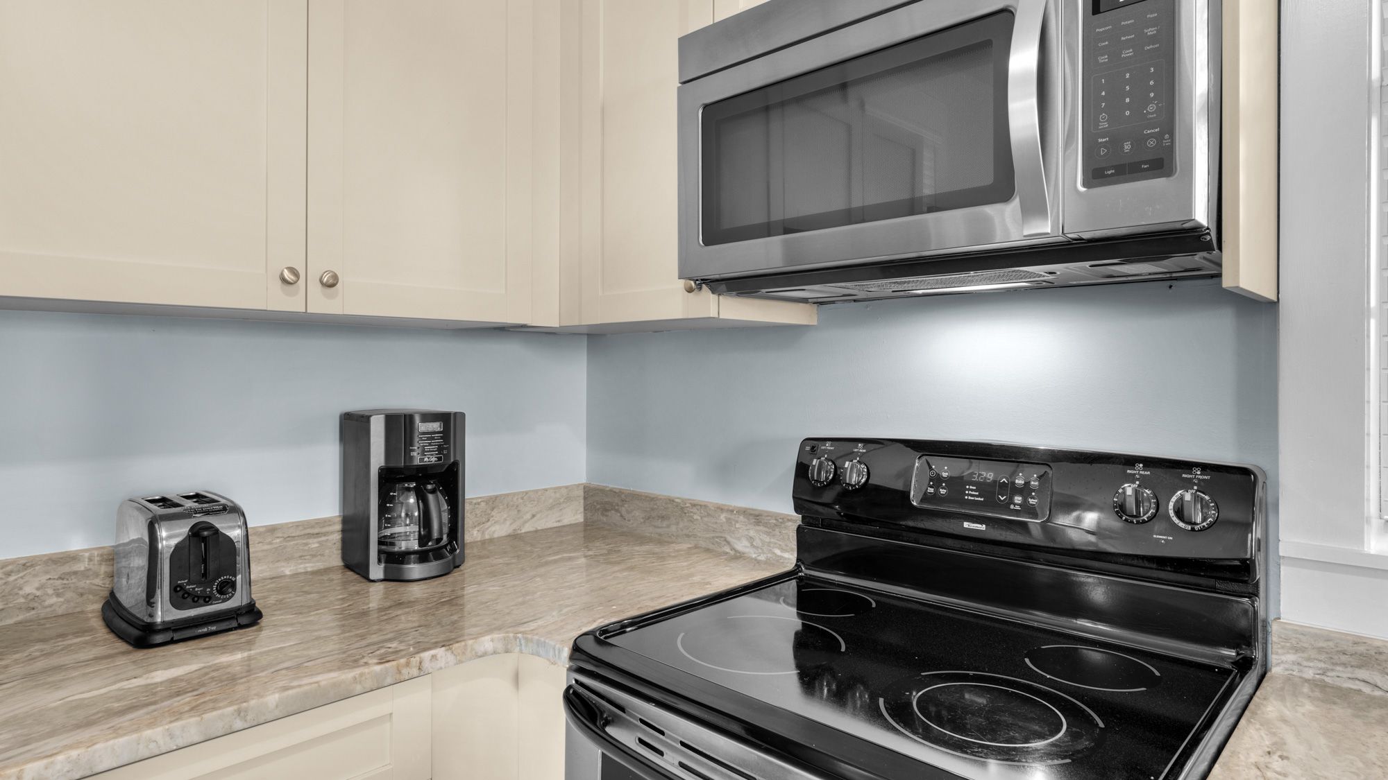 Salty Paws Bungalow Kitchen Area