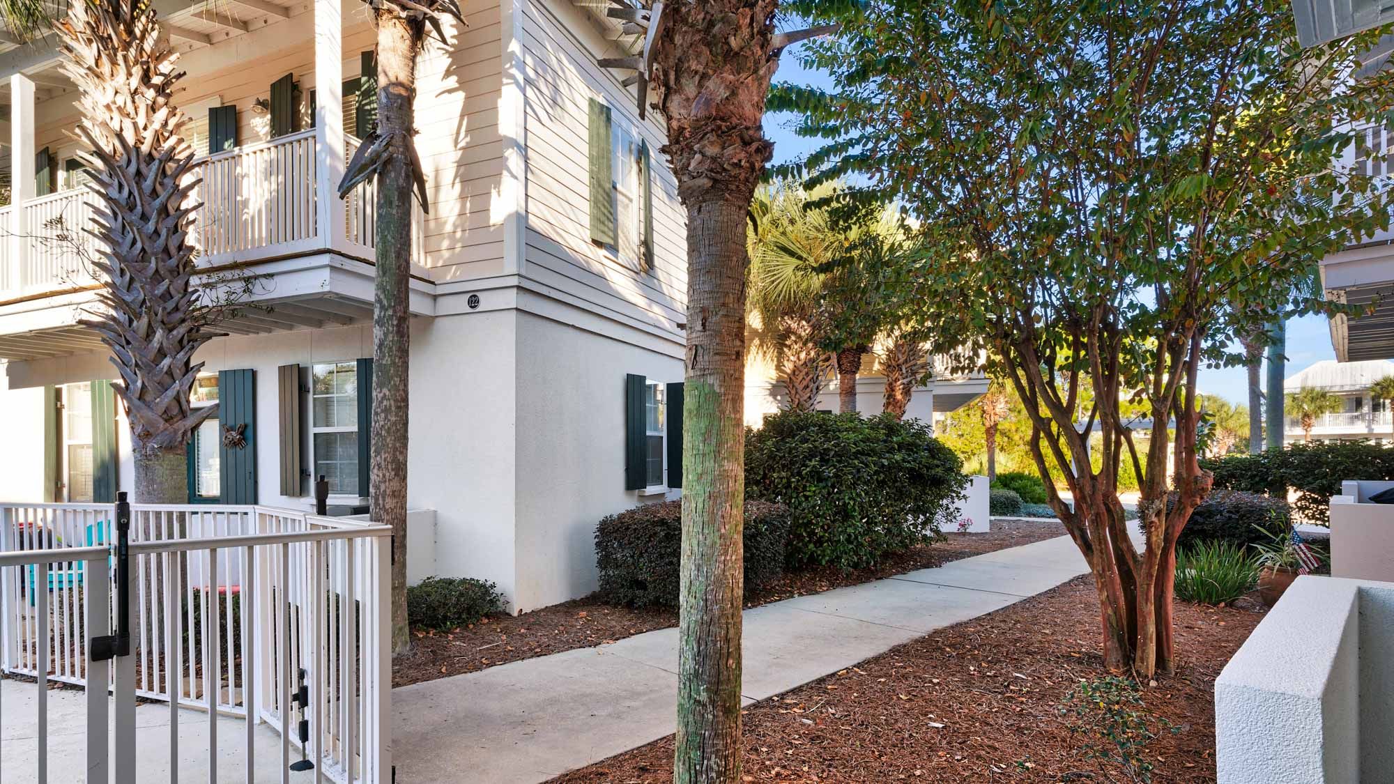 Salty Paws Bungalow View outside