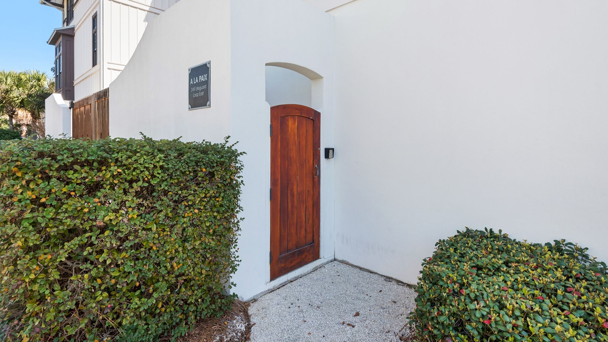 Tranquility at a la Paix Exterior