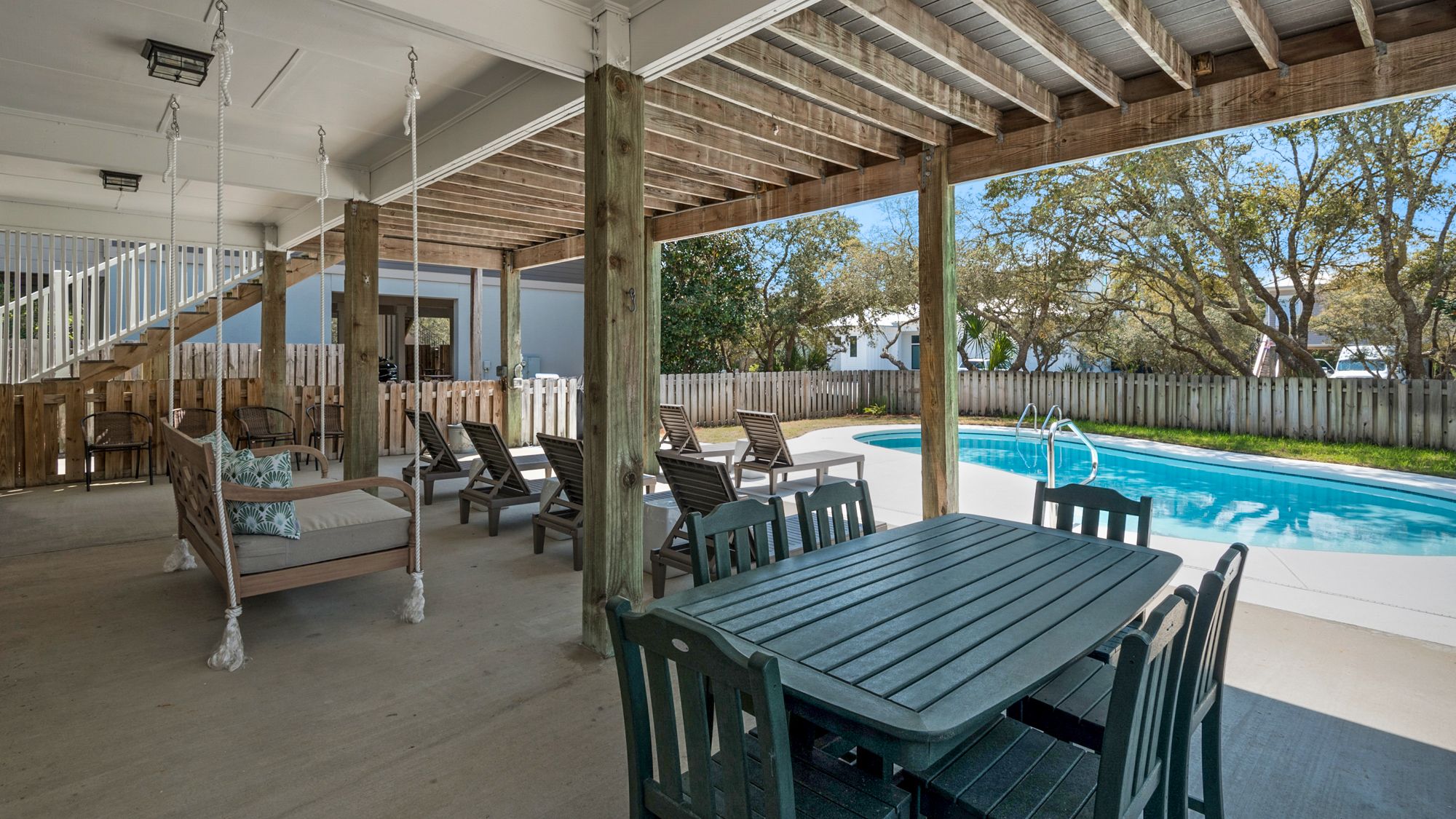 Sage Haven Outdoor Entertaining Space and Pool