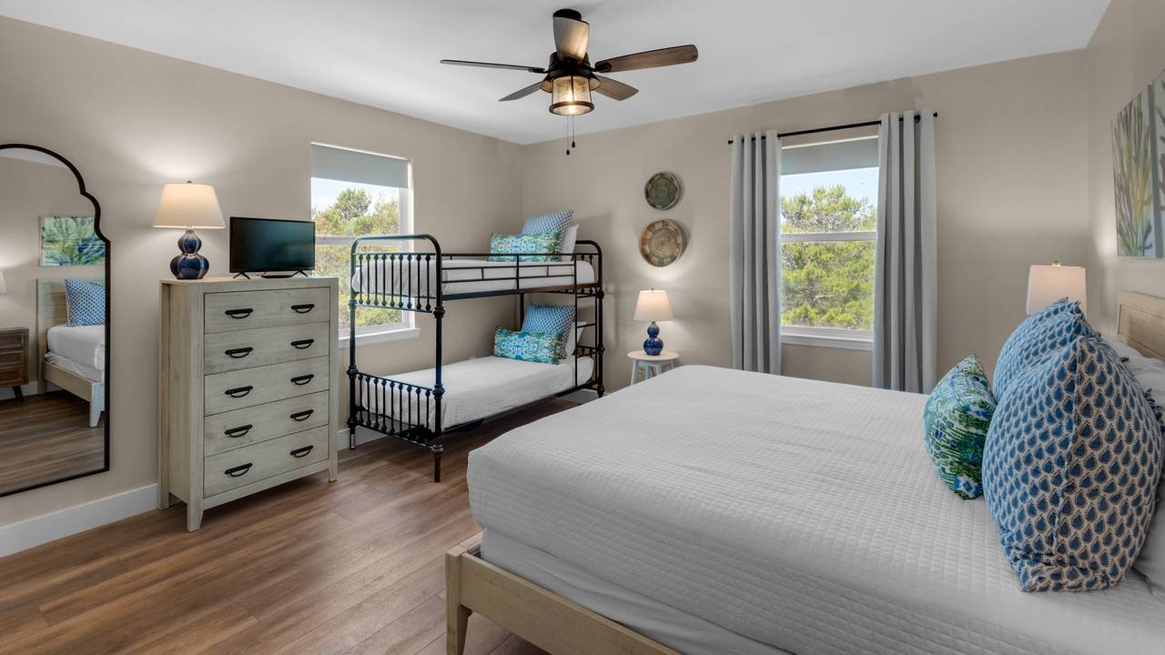 Sage Haven 3rd Floor King Bed and Bunk Area Sage Haven 3rd Floor King Bed and Bunk Area