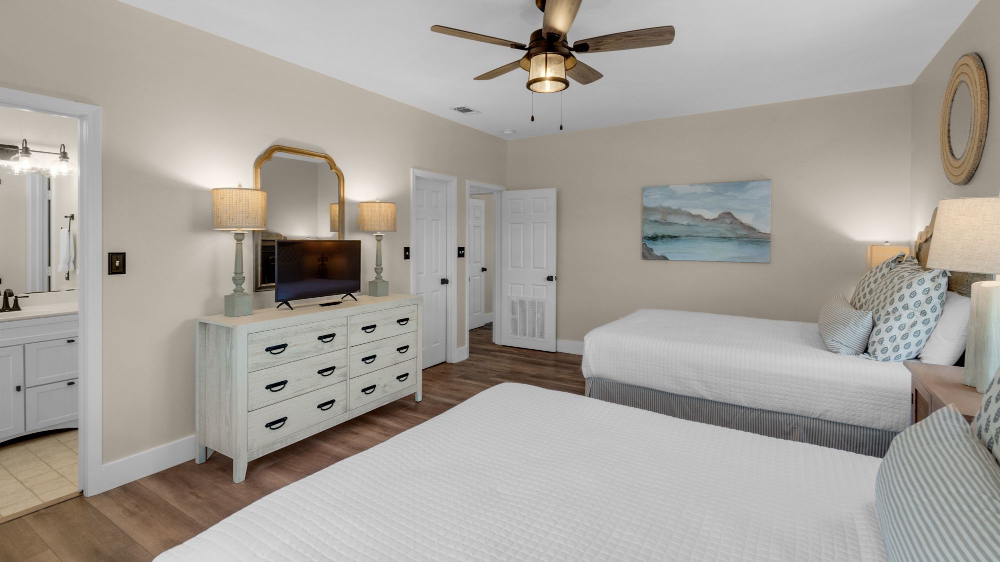 Sage Haven 3rd Floor Bedroom with 2 Queen Beds