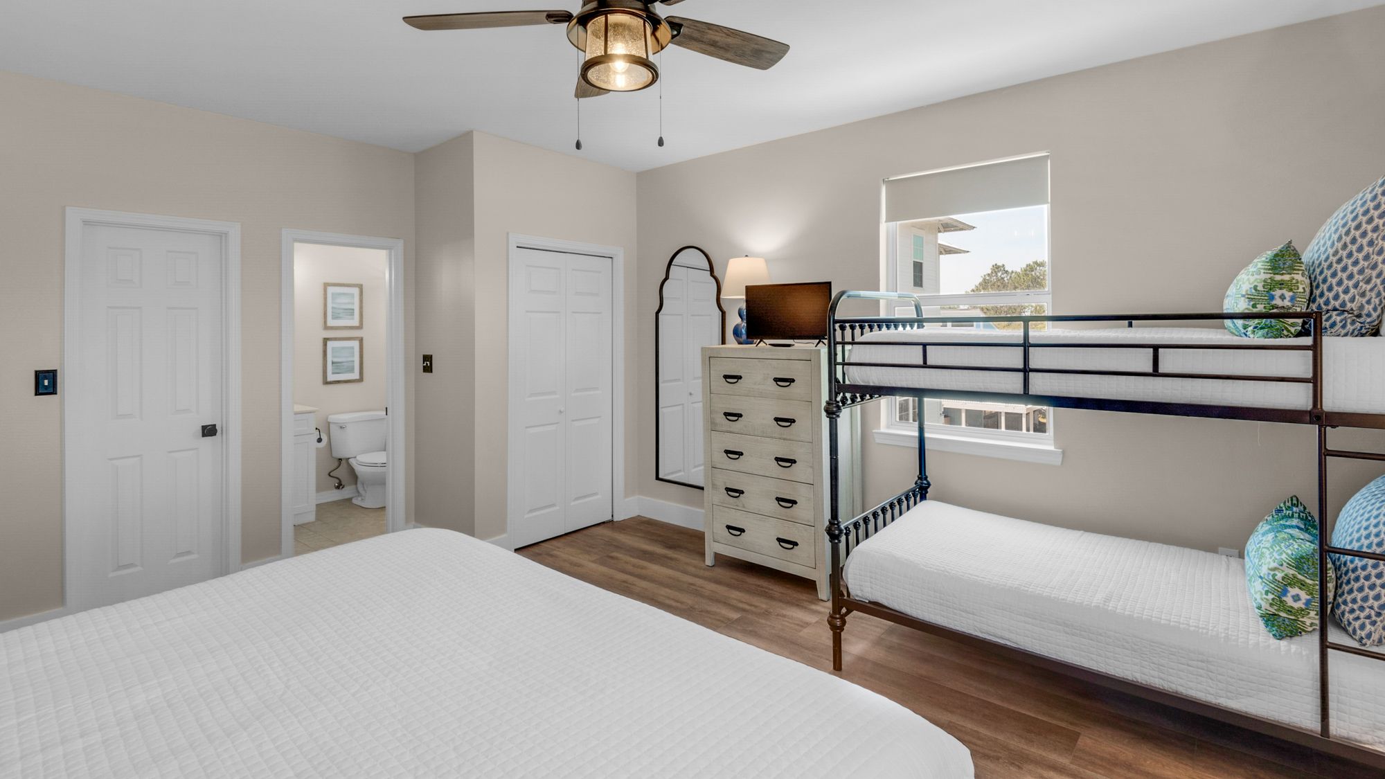 Sage Haven 3rd Floor King Bed and Bunk Area