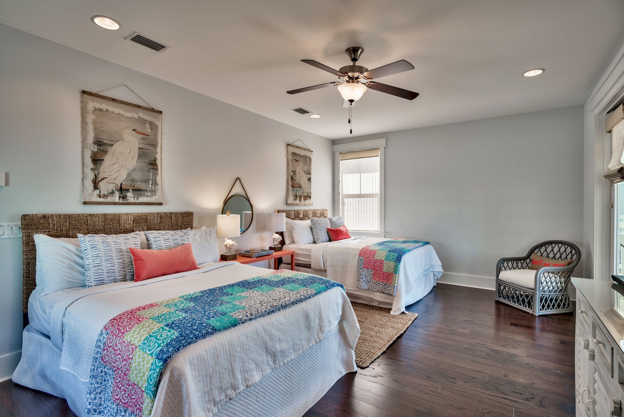 Cest La Vie 2nd Floor Bedroom with 2 Queens