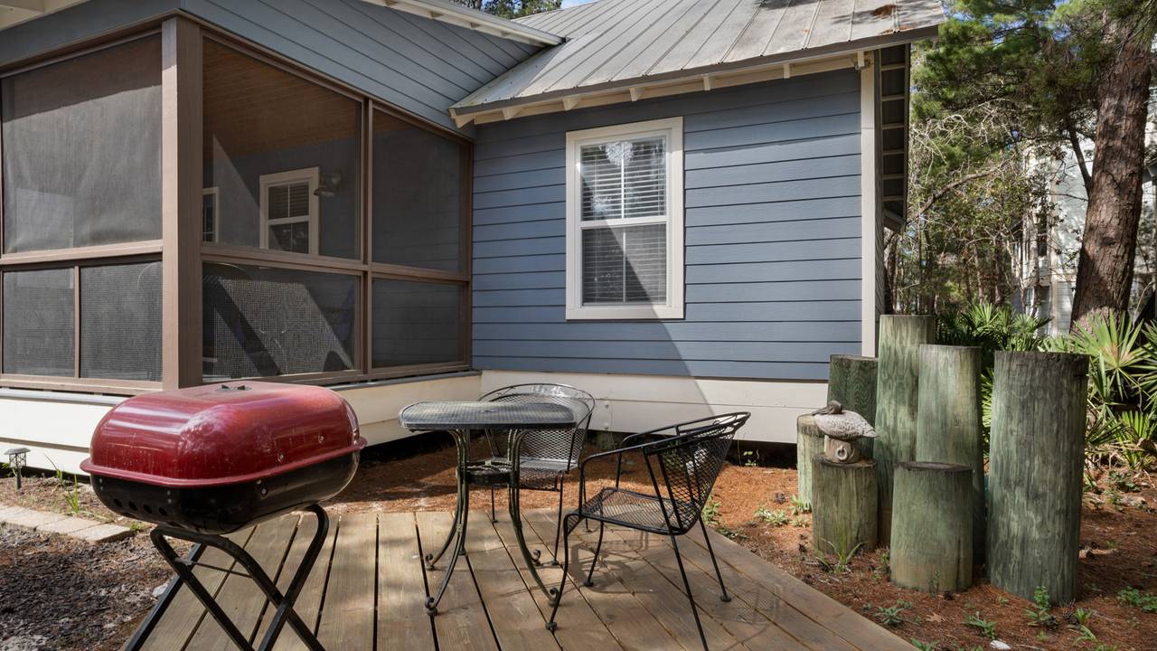Palmetto Cottage Exterior With Grill Palmetto Cottage Exterior With Grill