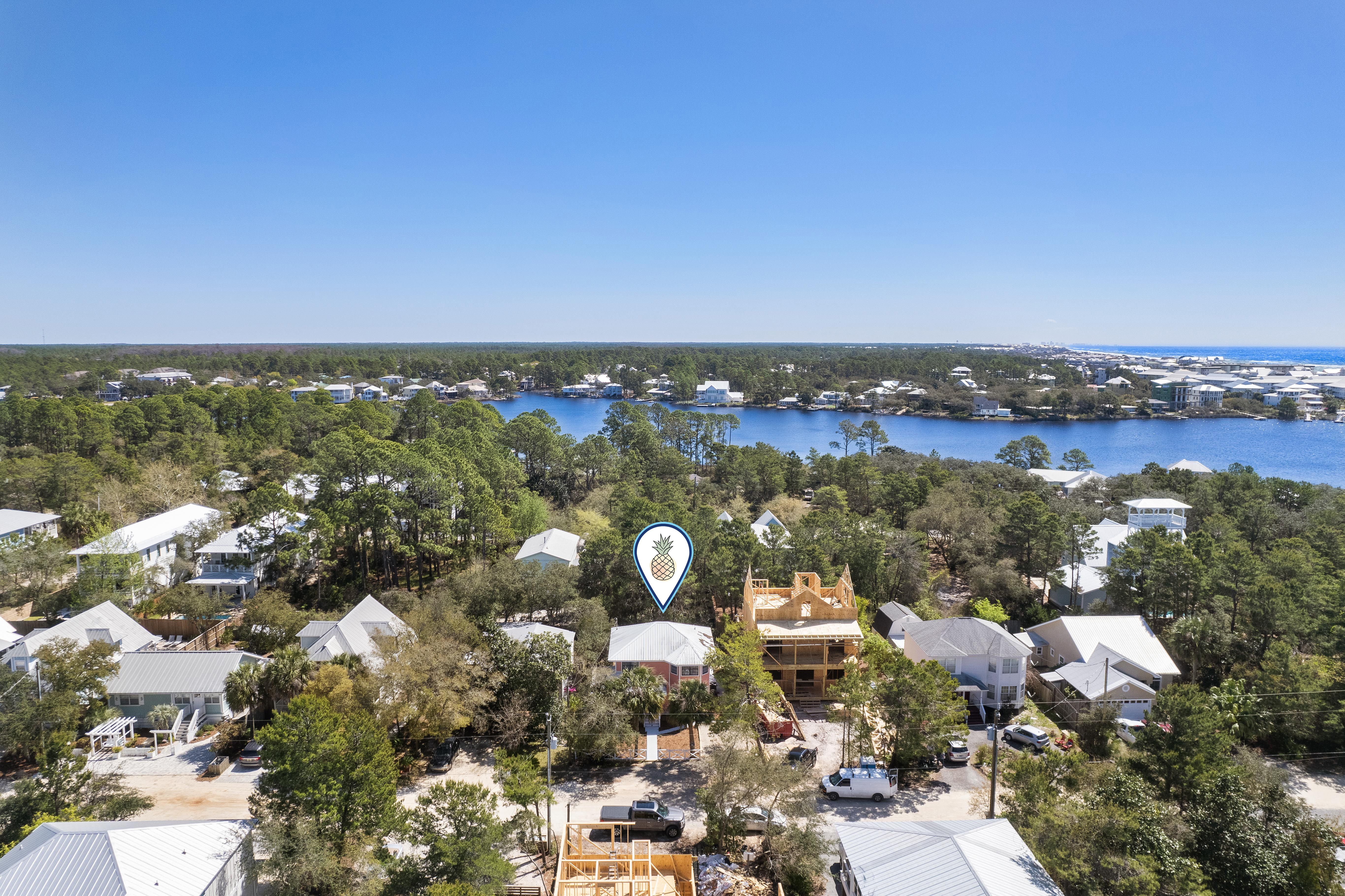 SeaTreat Aerial Beach View