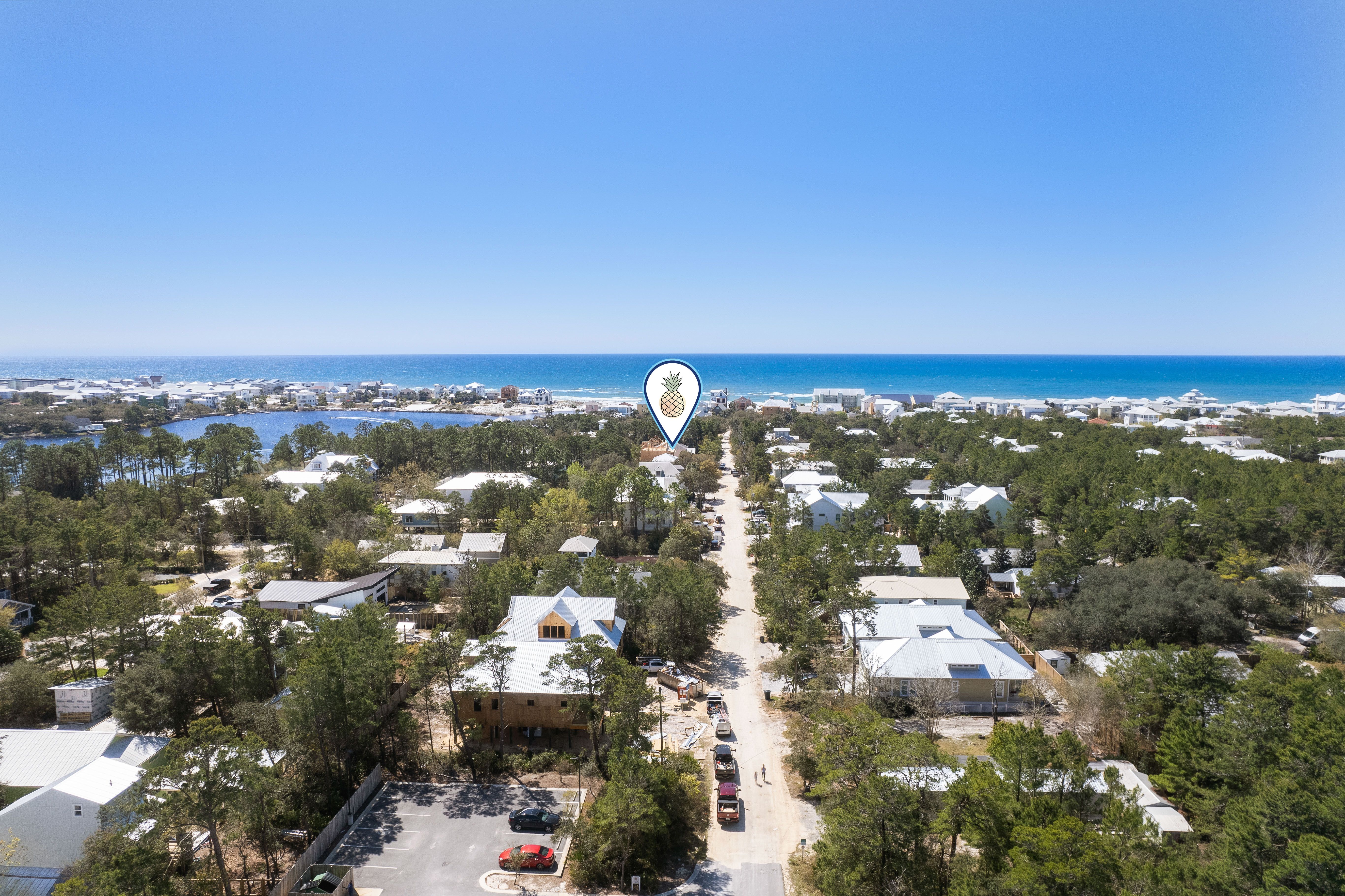 SeaTreat Aerial Beach View