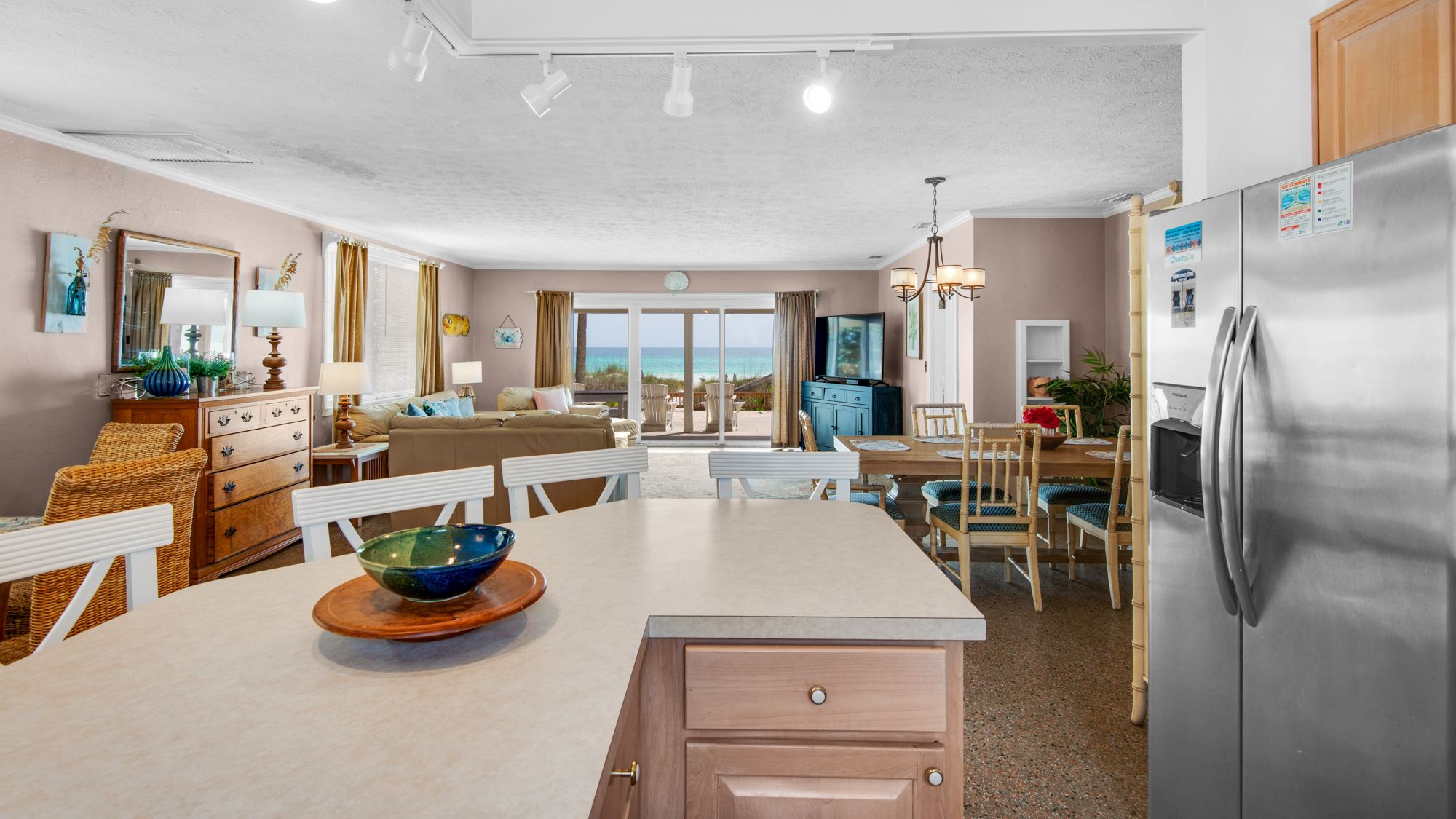 Fun Home Kitchen and Living Area