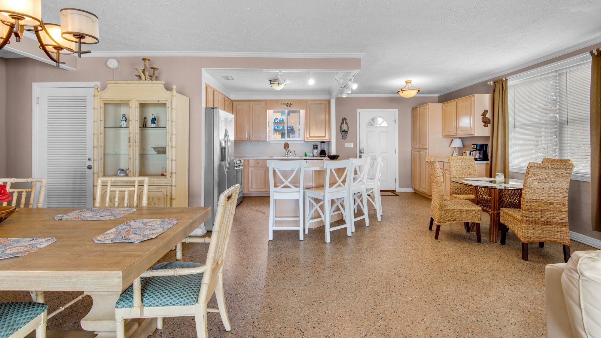 Fun Home Living Area and Dining Table