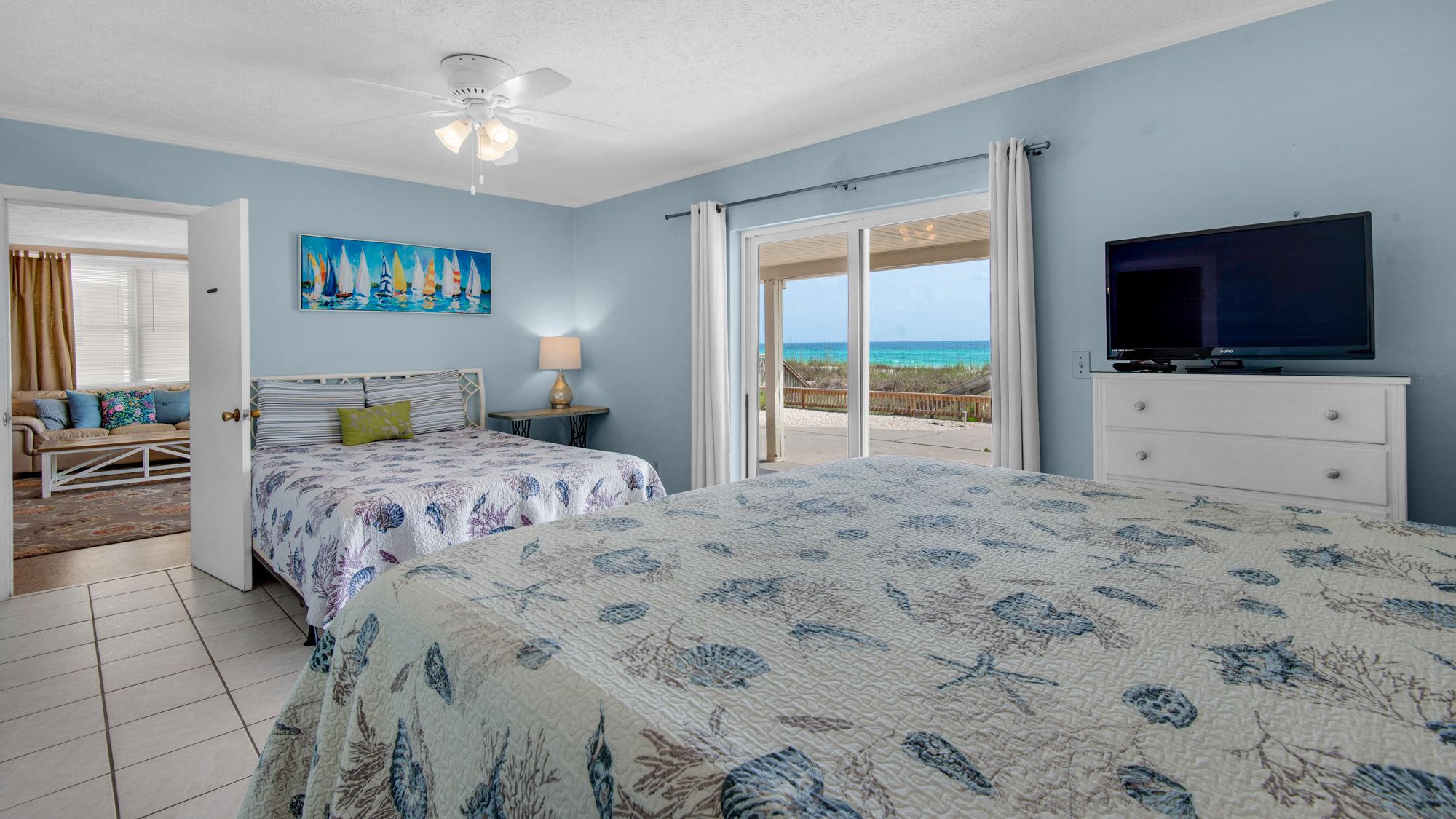 Fun Home Bedroom with Gulf View