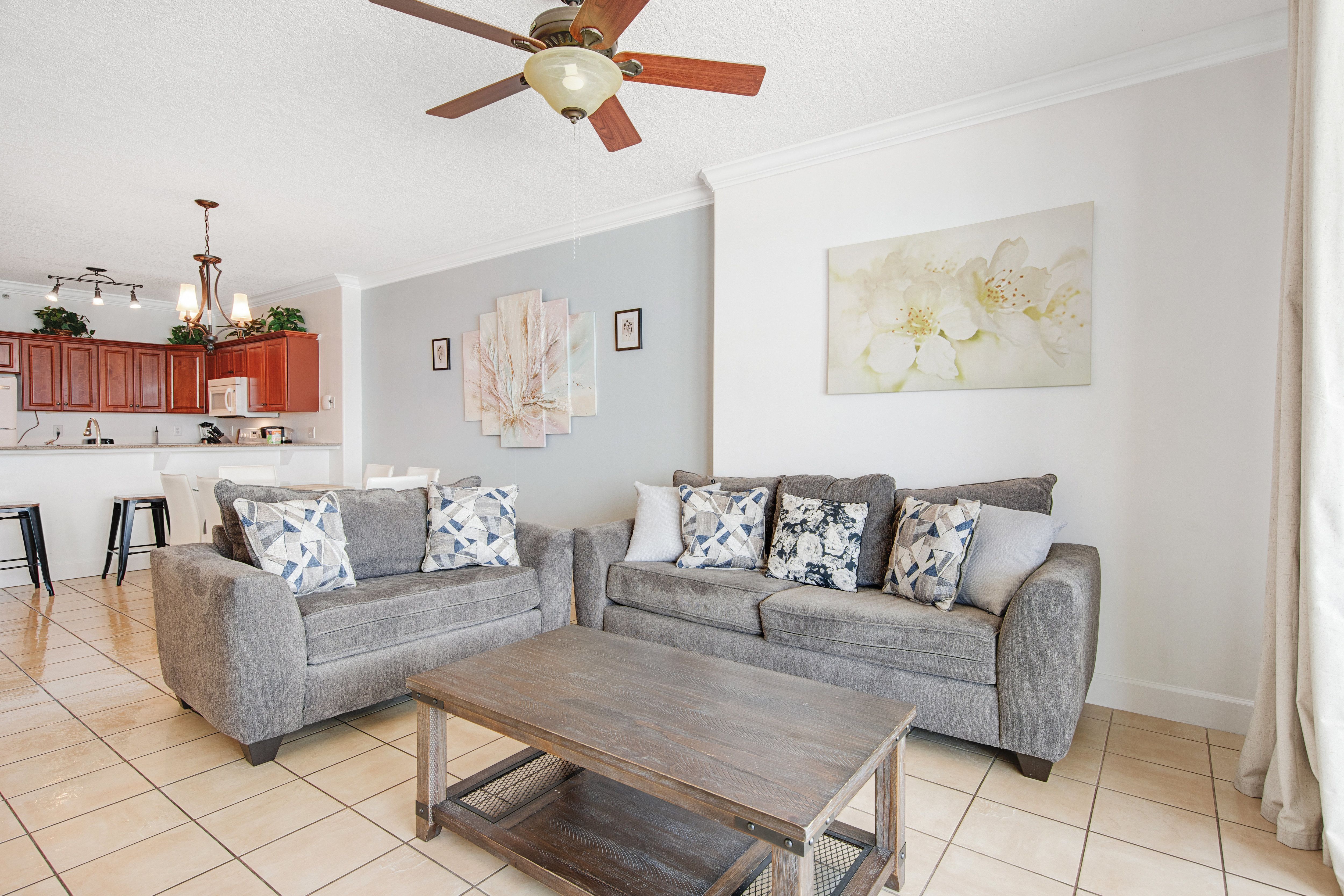 Ocean Villa 502 Living Area 