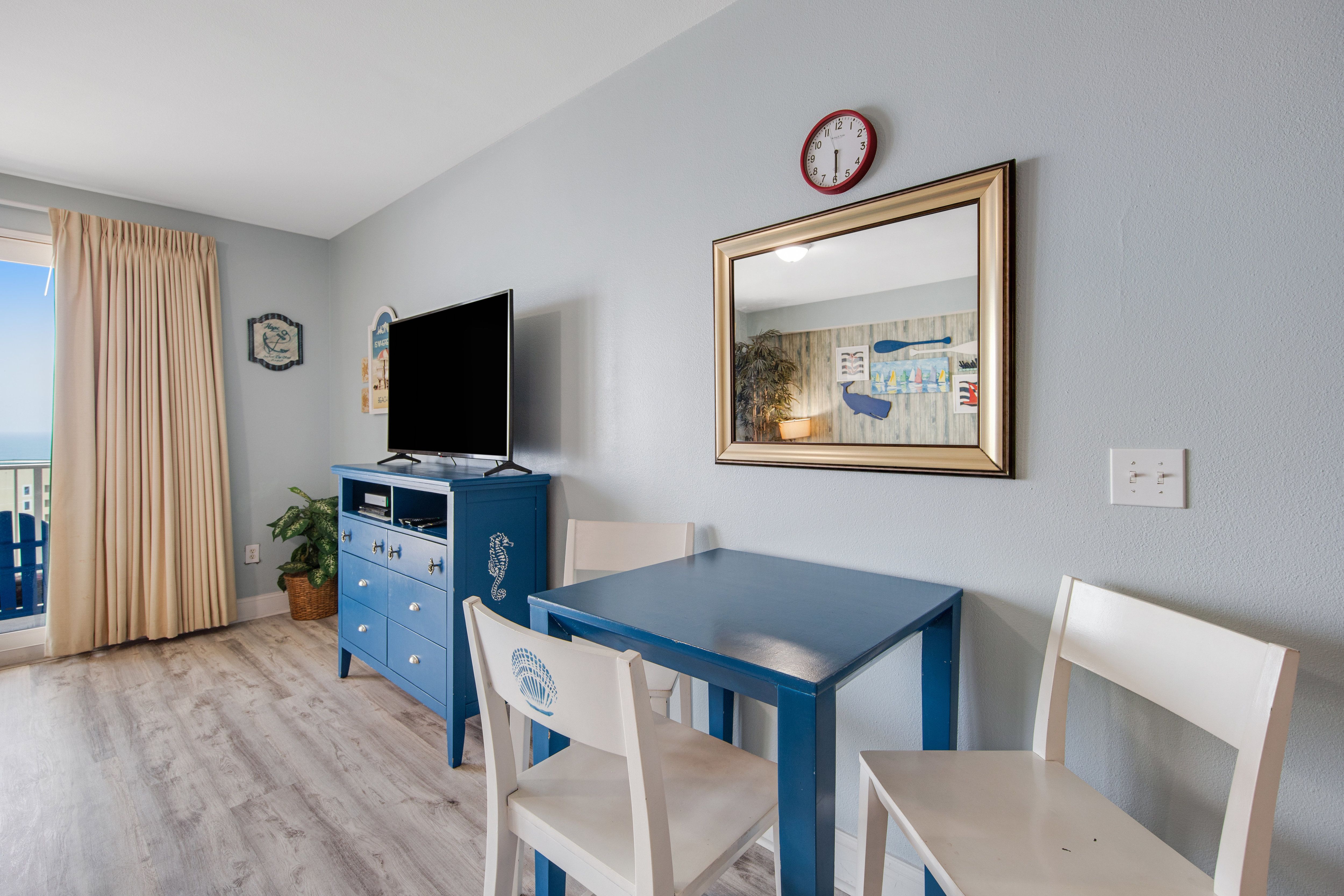 Laketown Wharf 1316 Living Area with Gulf Views