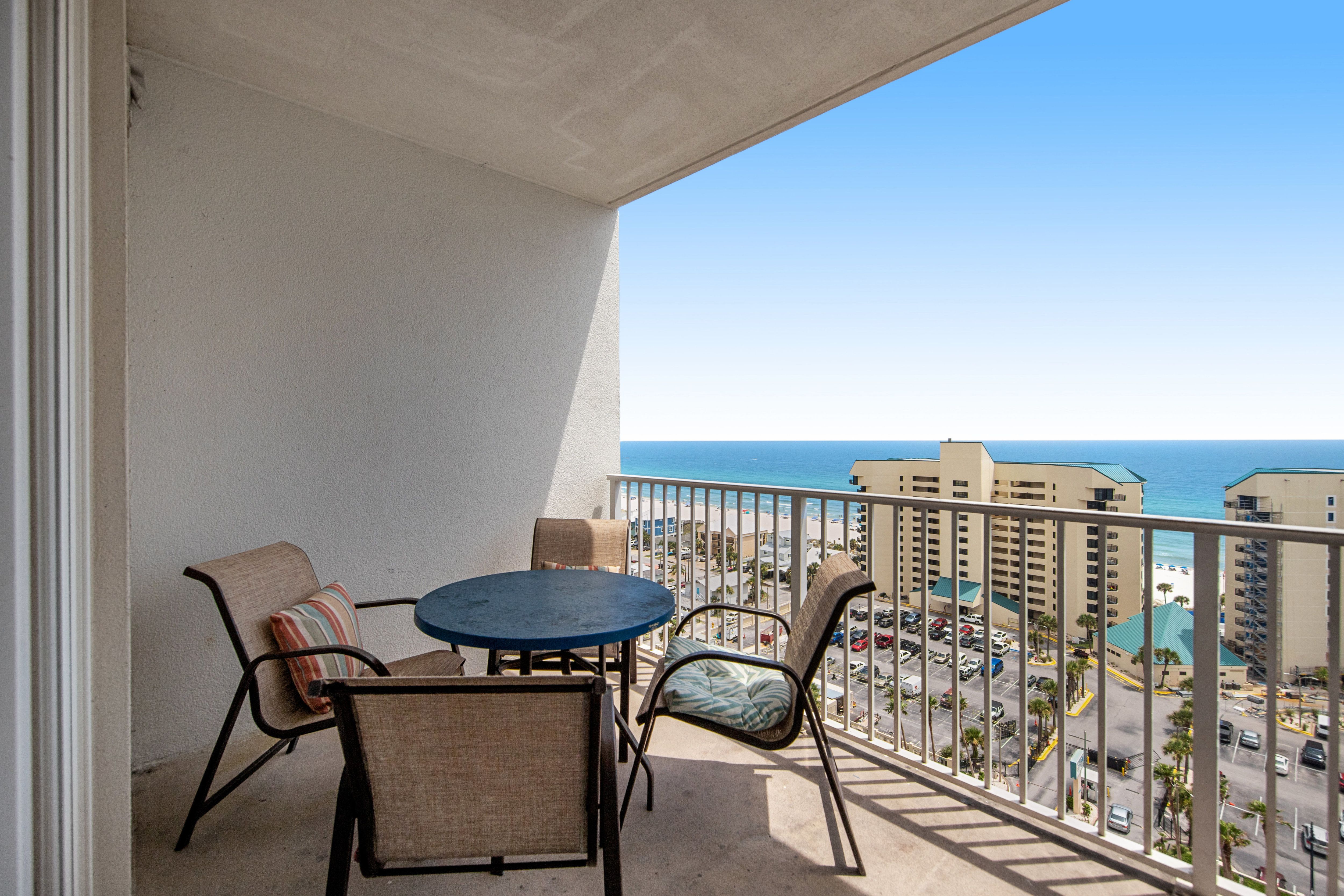 Laketown Wharf 1316 Balcony with Gulf Views