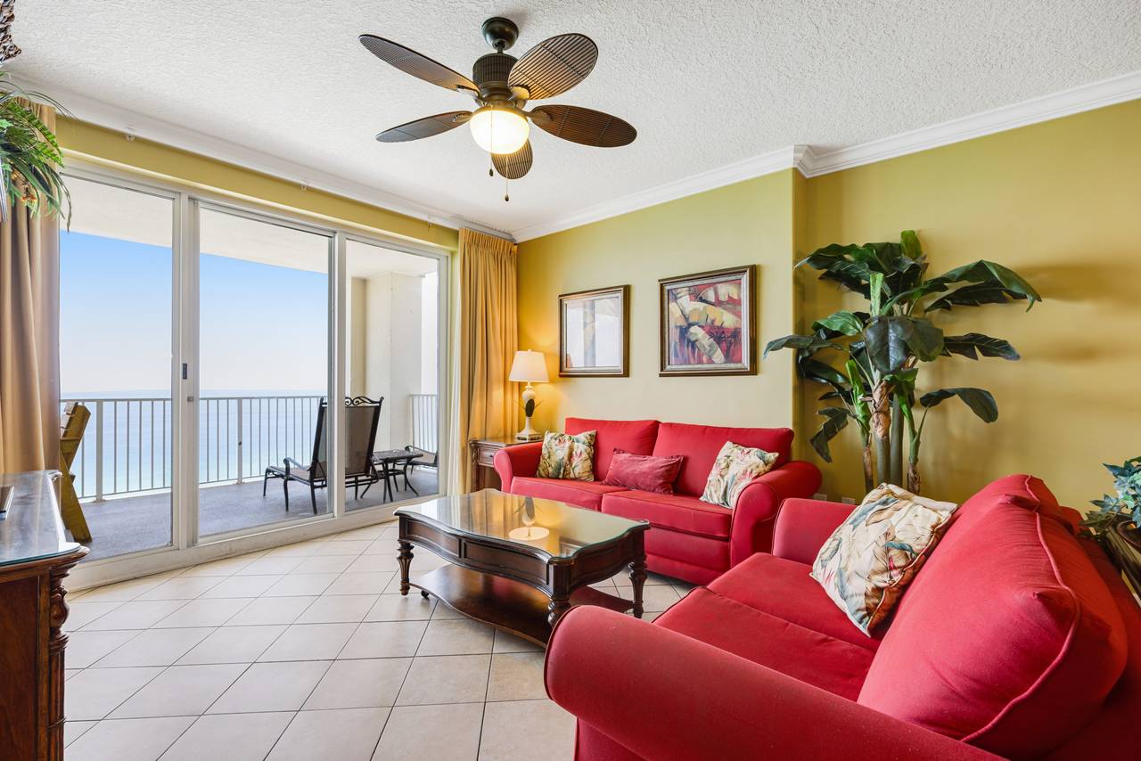 Ocean Reef 1709 Living Area Gulf Views Ocean Reef 1709 Living Area Gulf Views