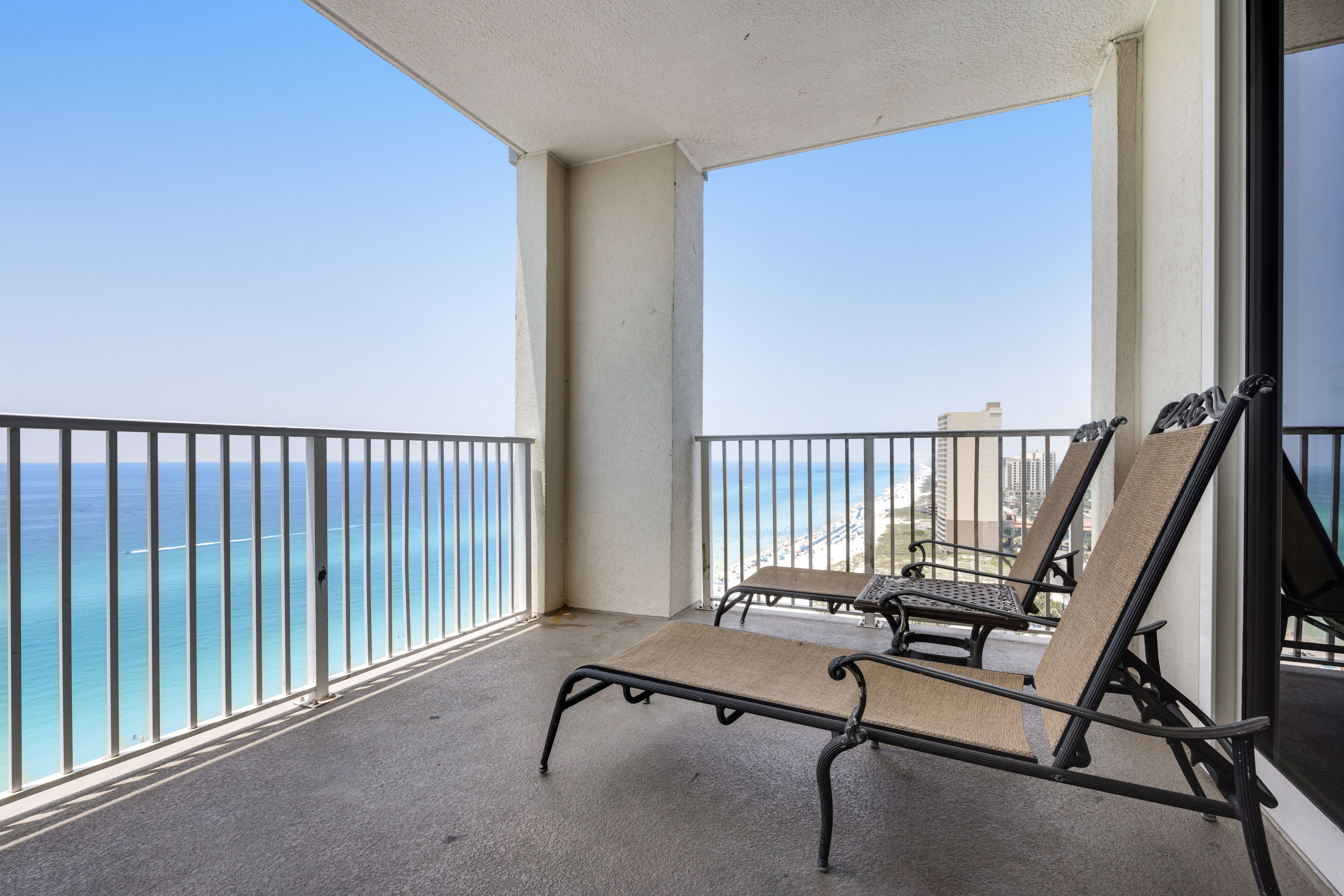 Ocean Reef 1709 Balcony with Gulf Views