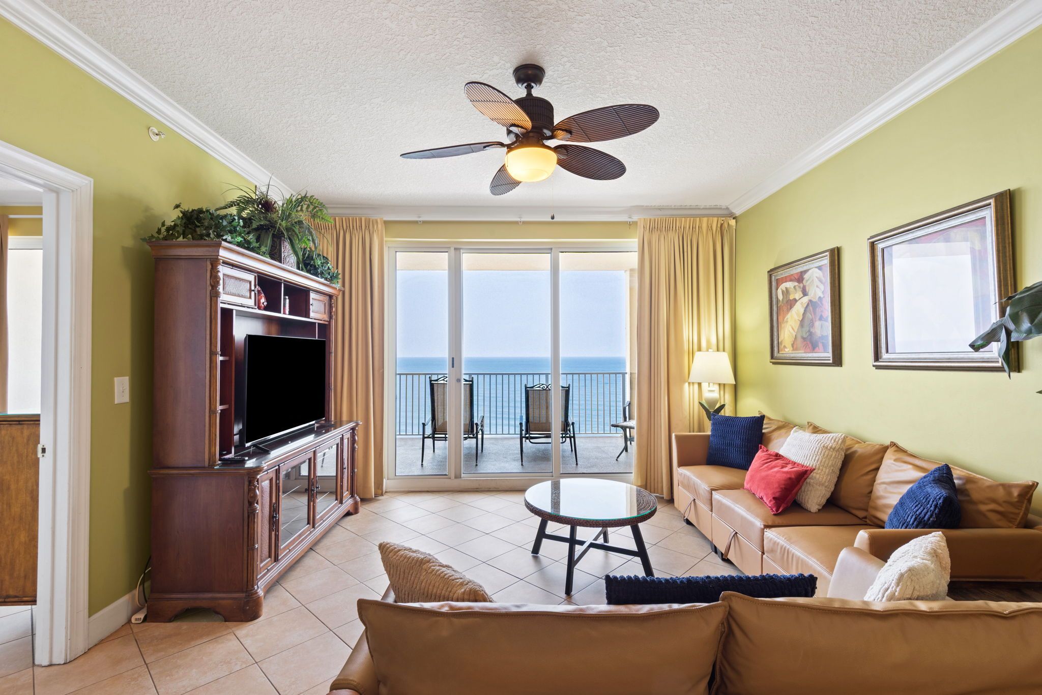 Ocean Reef 1709 Living Area Gulf Views
