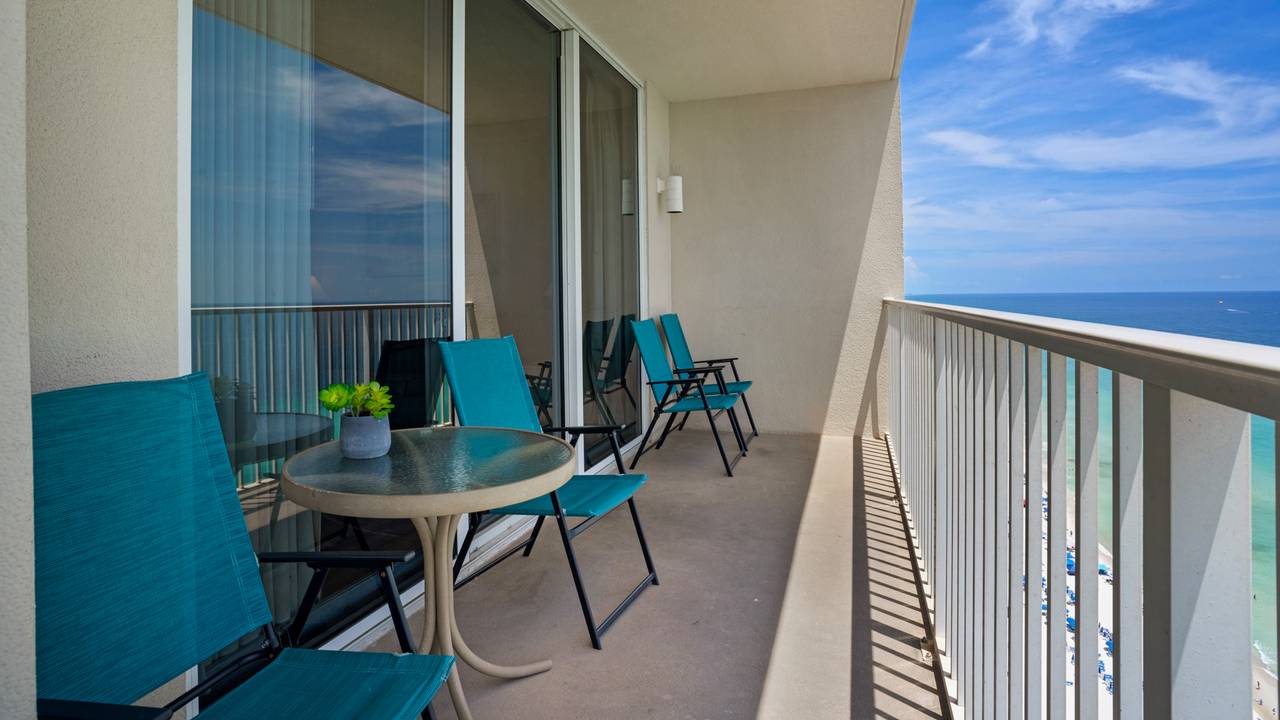 Tidewater 2315 Balcony with Gulf View Tidewater 2315 Balcony with Gulf View