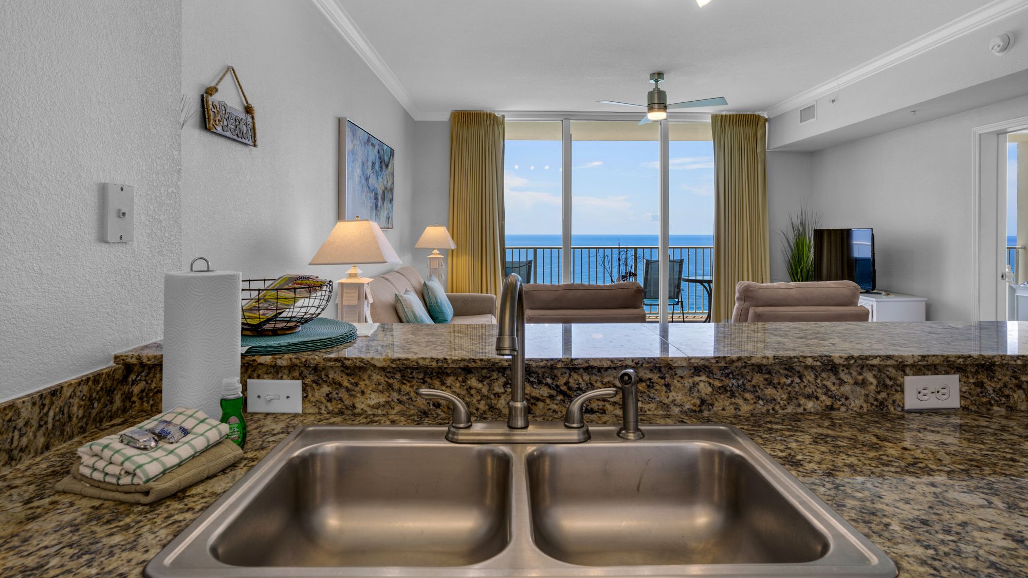 Tidewater 2315 Kitchen with Gulf Views