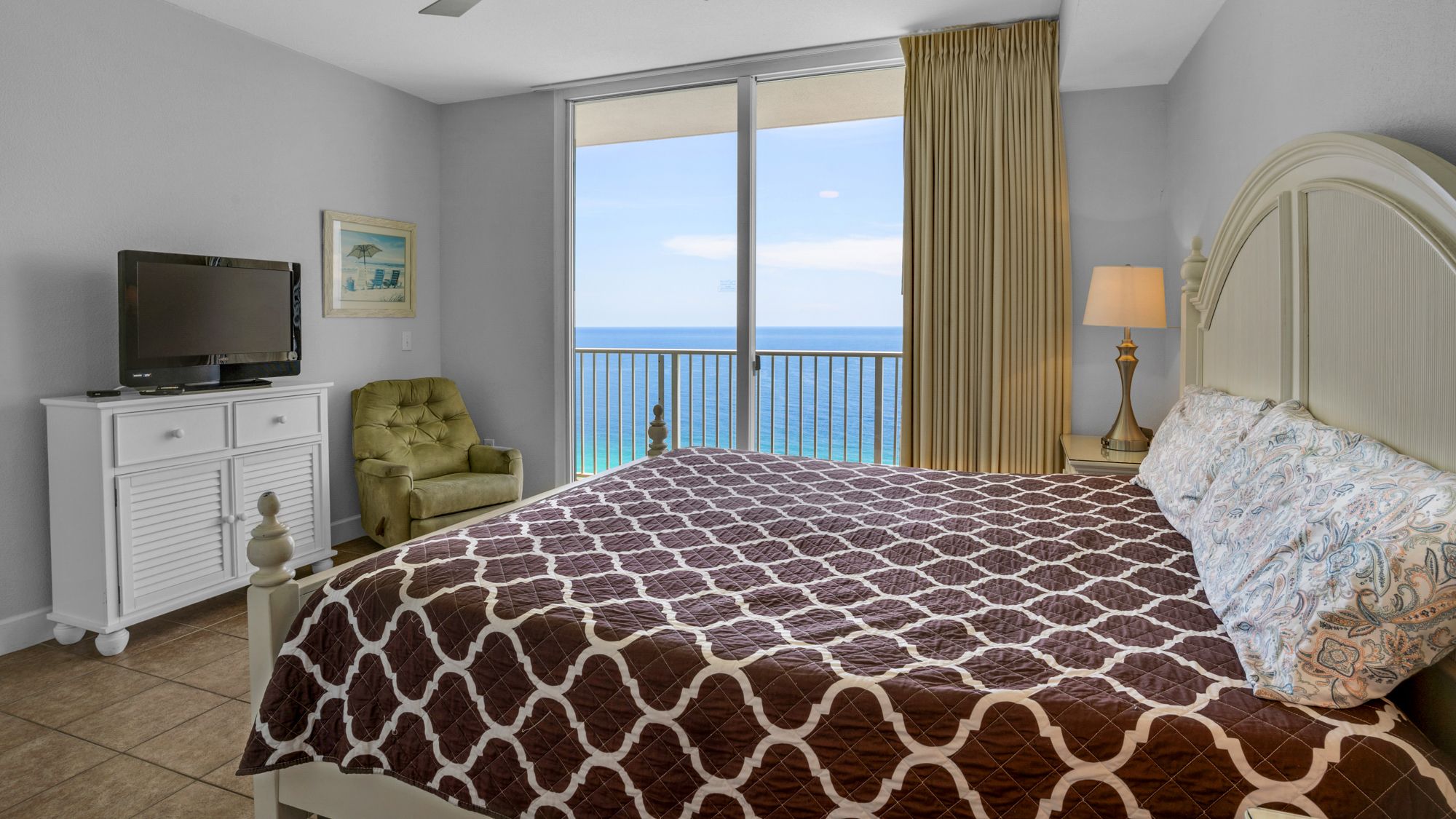 Tidewater 2315 Bedroom with Gulf Views