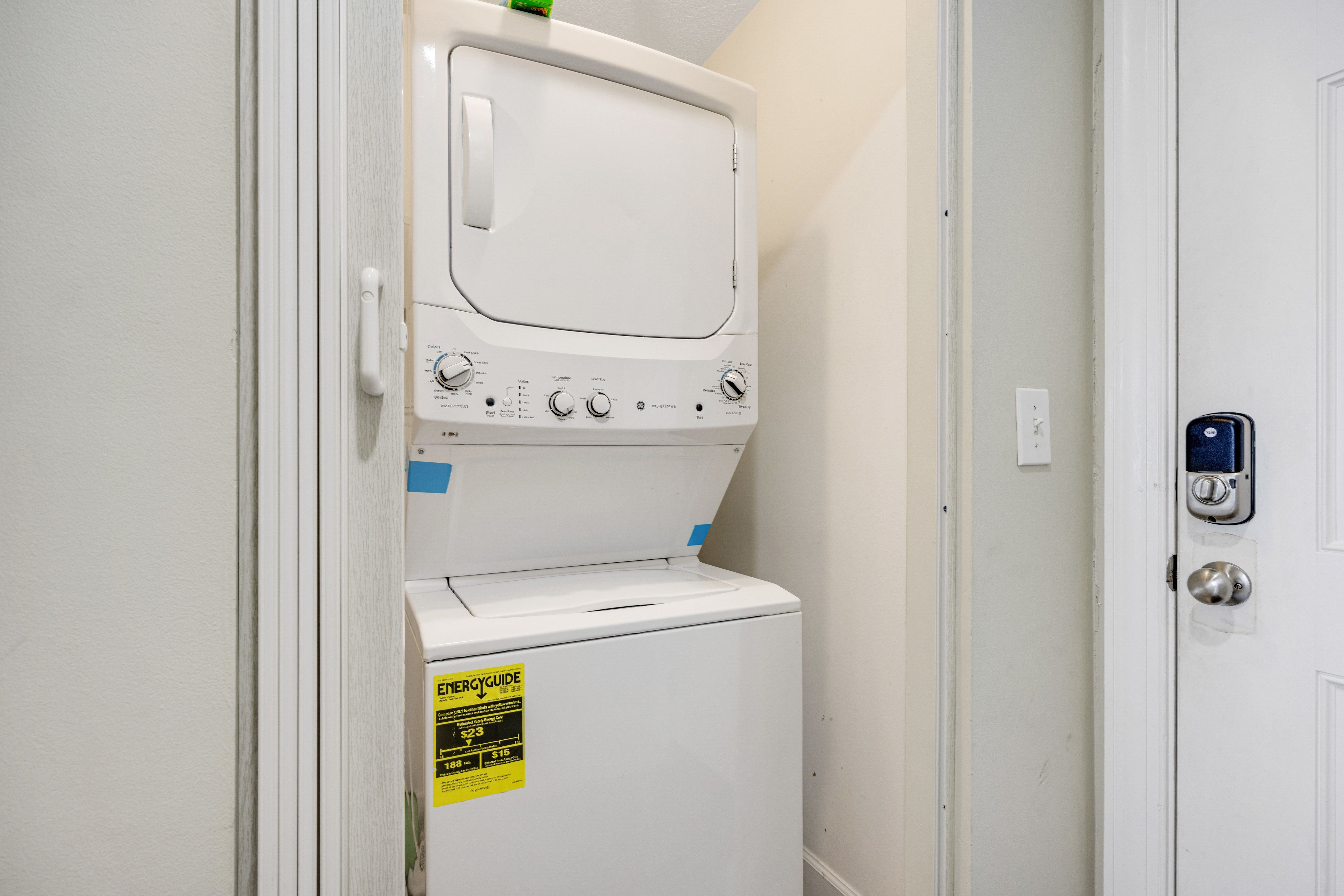 Ocean Villa 1103 Washer and Dryer