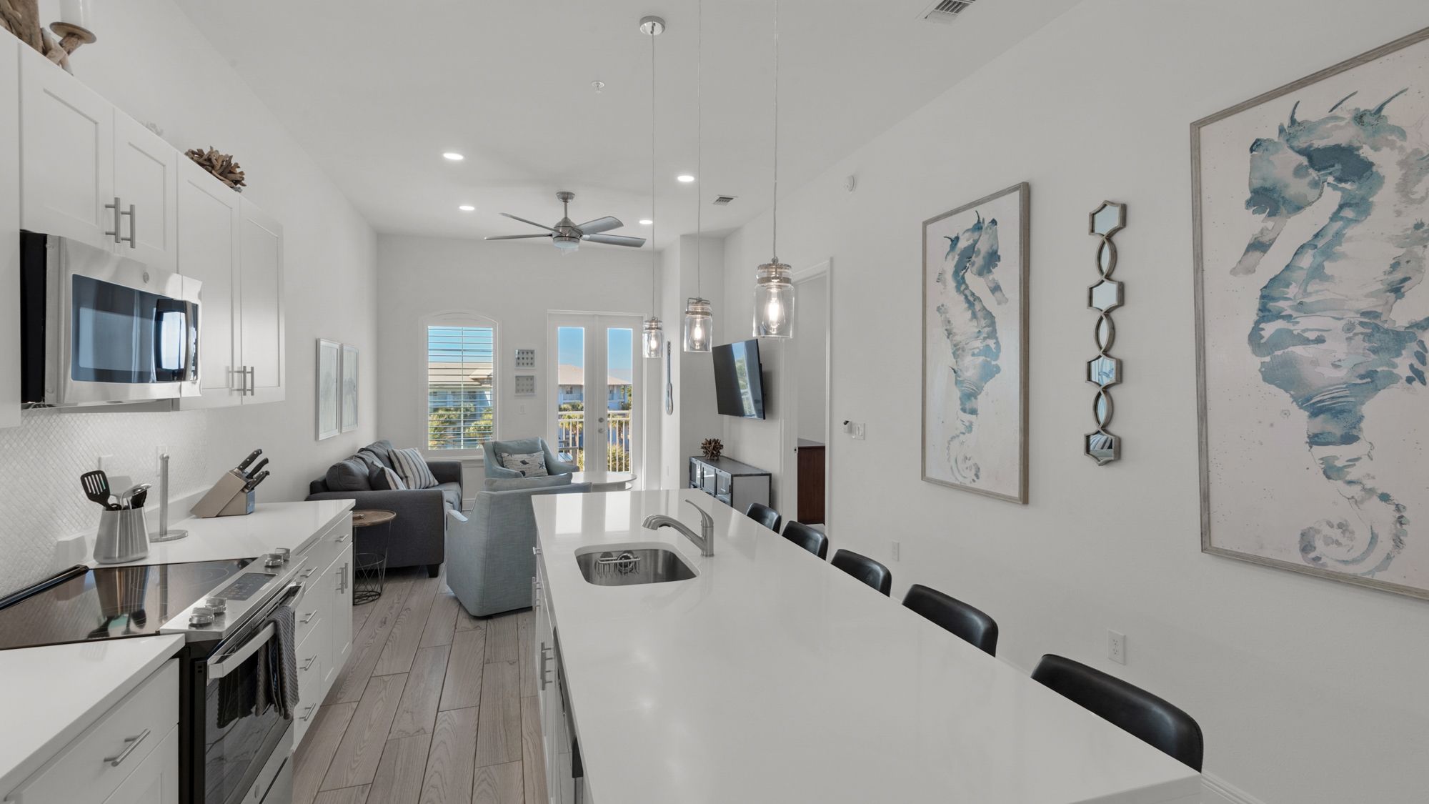 Gulf Place Residences 302 Kitchen