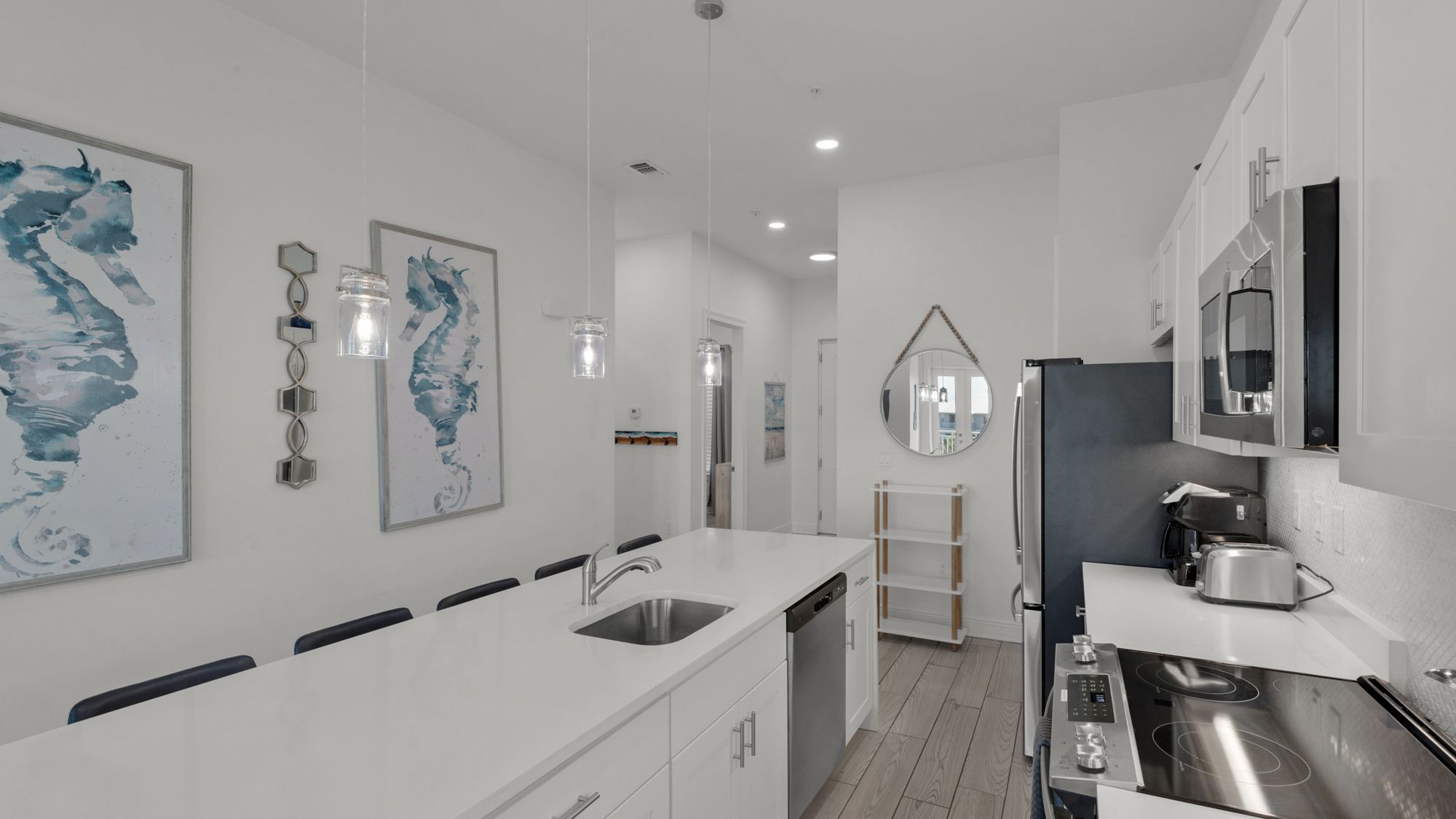 Gulf Place Residences 302 Kitchen