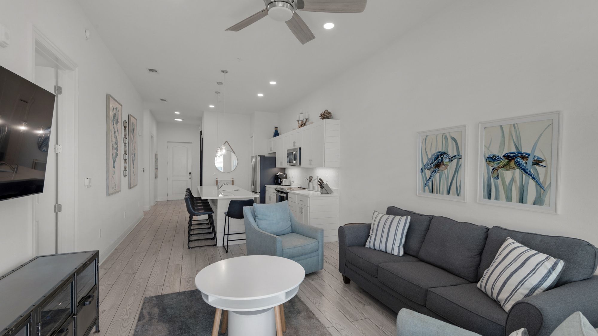 Gulf Place Residences 302  Living Area