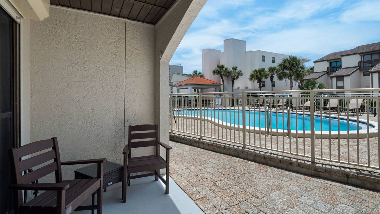 Dune villas 8A Patio and Pool Dune villas 8A Patio and Pool
