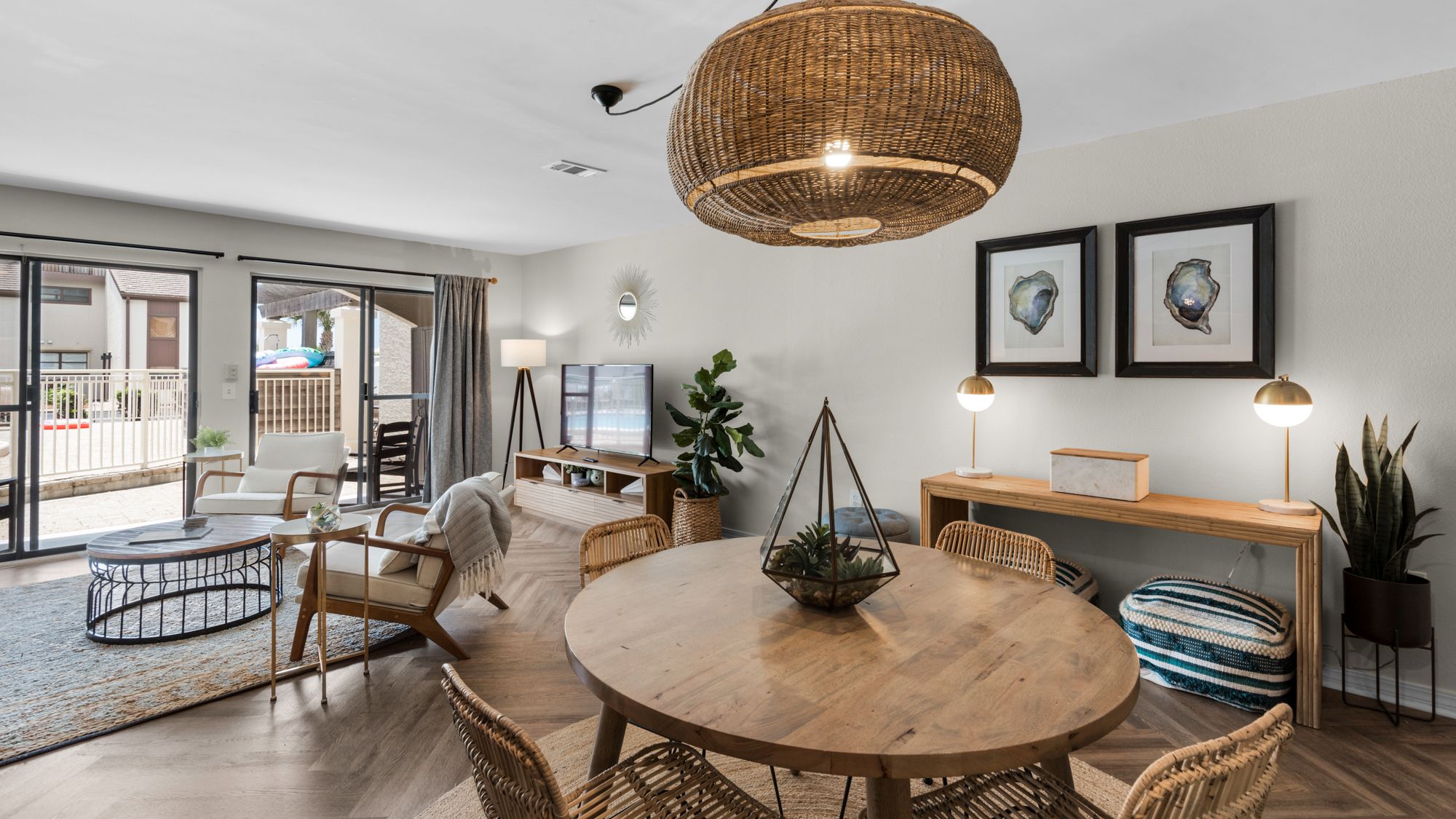 Dune villas 8A Dining Area and Living Area