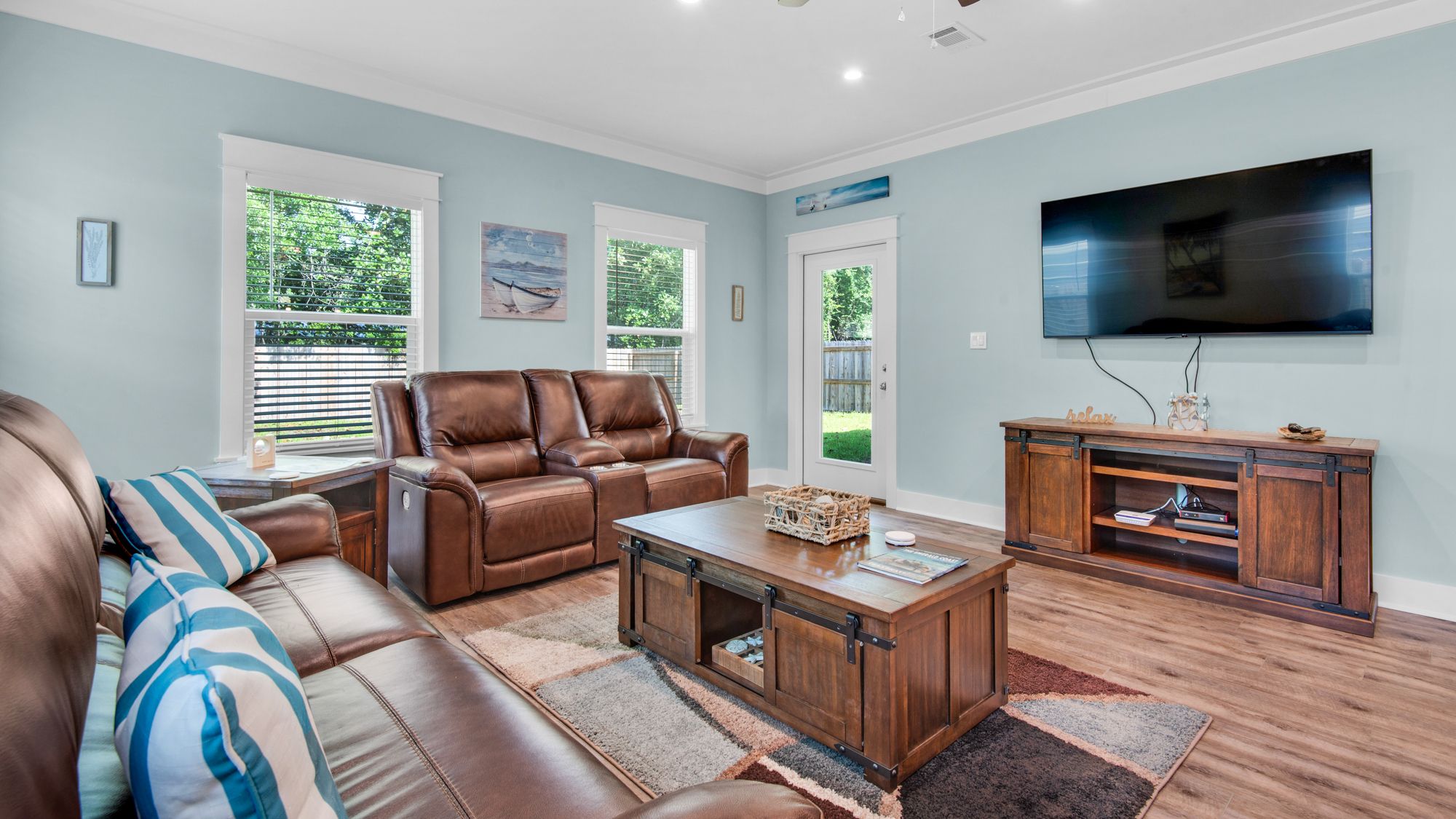 Boat and Beach Living Area
