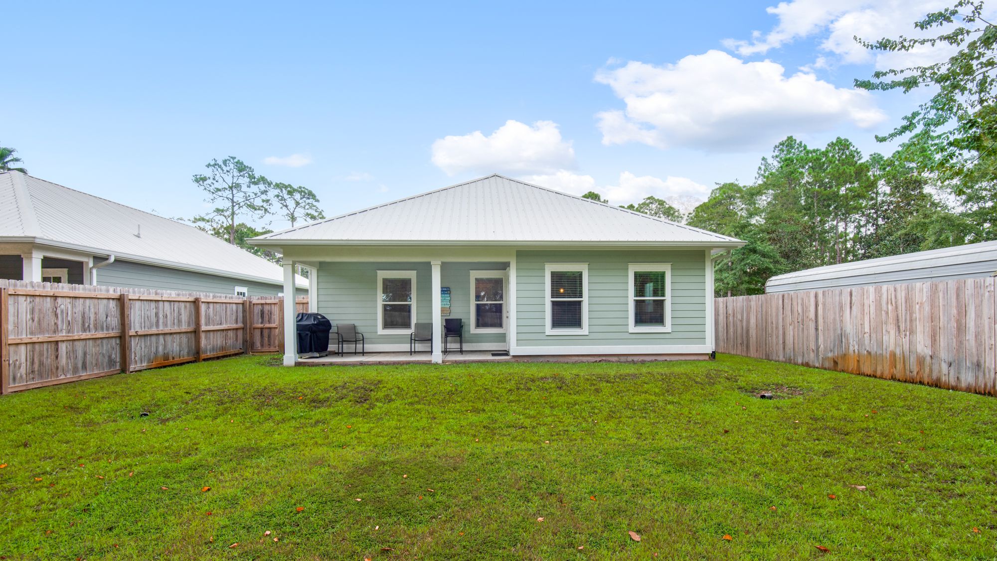 Boat and Beach Backyard