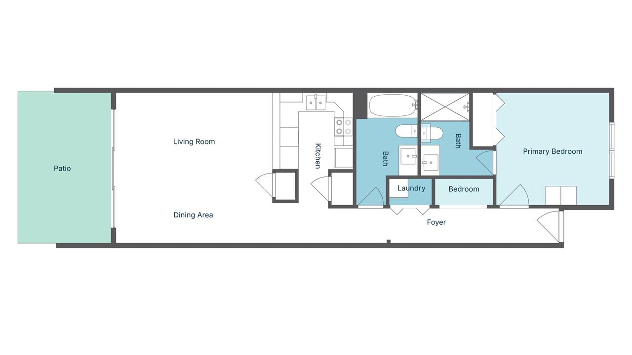 Palms D2 - Floor Plan Palms D2 - Floor Plan