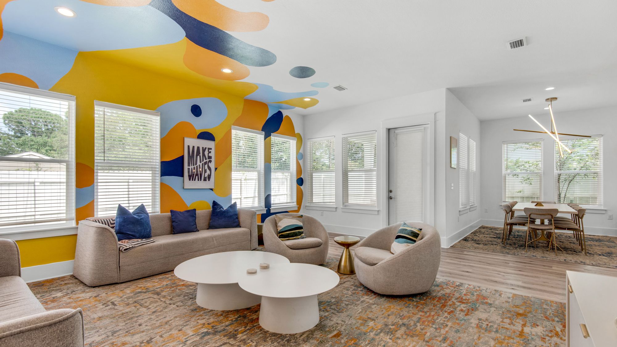 Sea La Vie Living Area and Dining Table