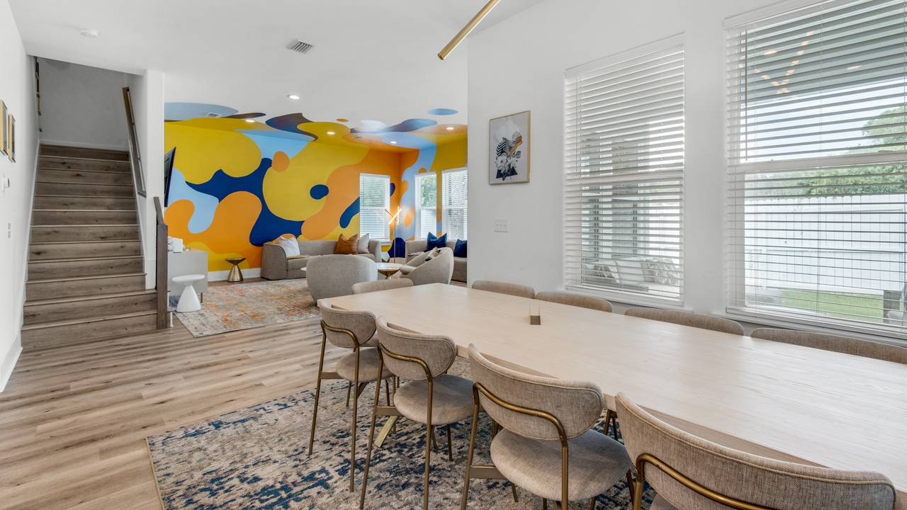 Sea La Vie Dining Table and Living Area Sea La Vie Dining Table and Living Area