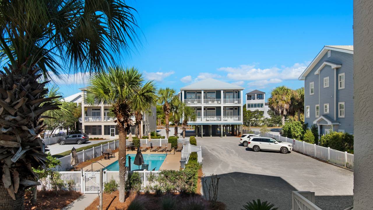 Turtle Beach View of Pool from Front Balcony Turtle Beach View of Pool from Front Balcony