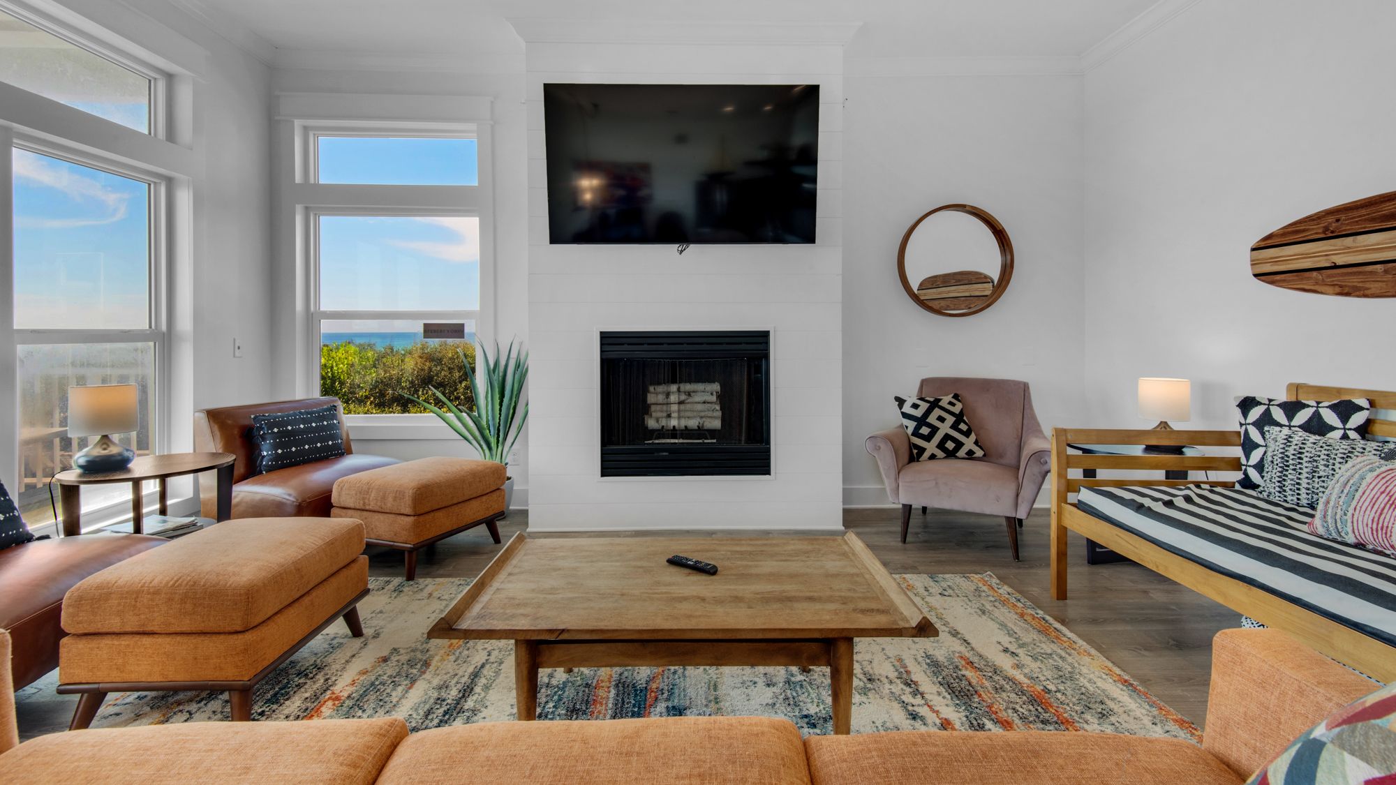 Turtle Beach Living Area with Gulf View