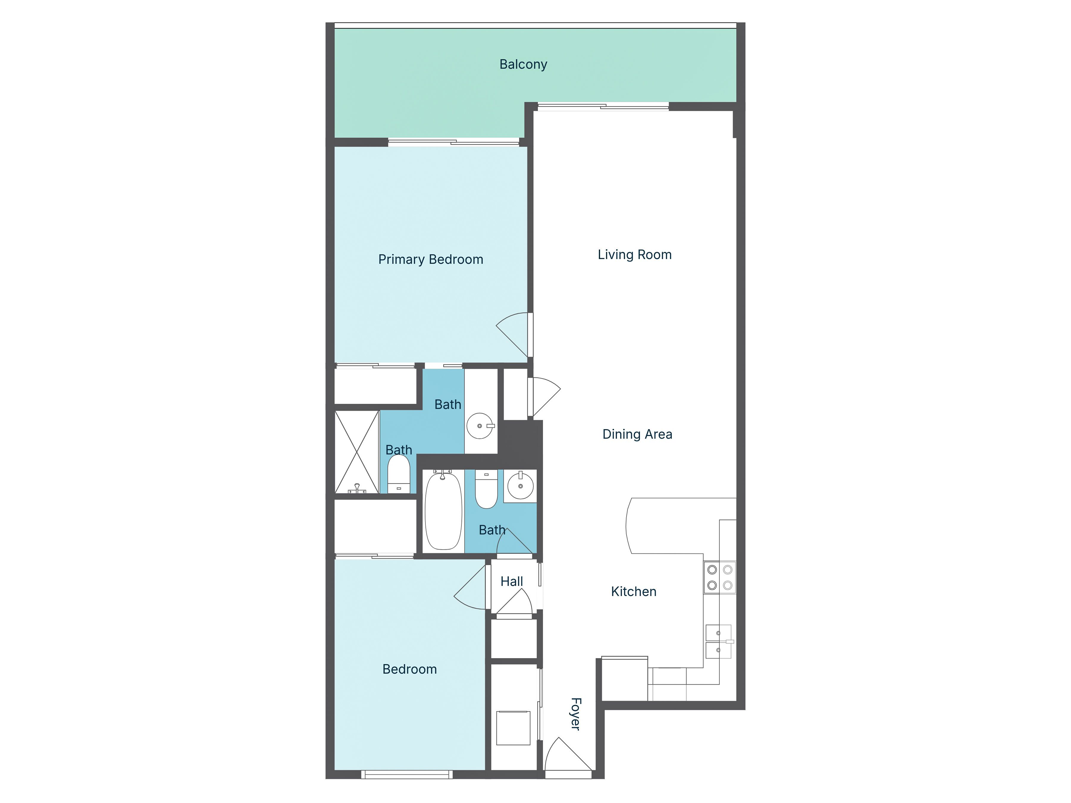BeachCrest 501 Floorplan