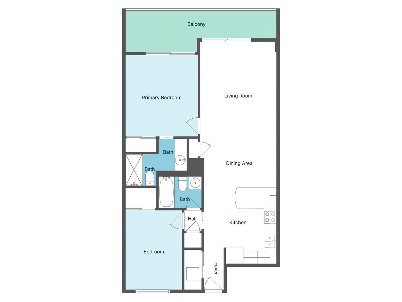 BeachCrest 501 Floorplan BeachCrest 501 Floorplan