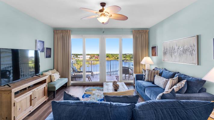 Laketown Wharf 729 Living Area lake view Laketown Wharf 729 Living Area lake view