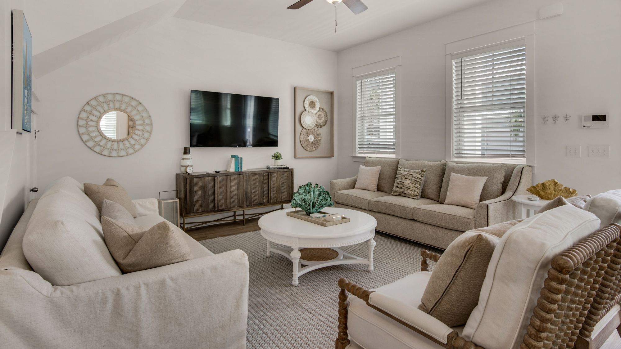 Serene Stay on 30A Living Area
