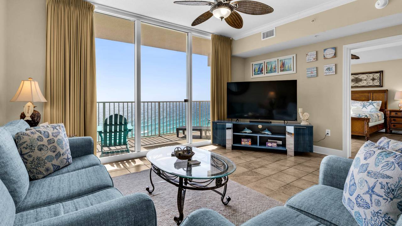 Tidewater 1312 Living Area w/ Gulf views Tidewater 1312 Living Area w/ Gulf views