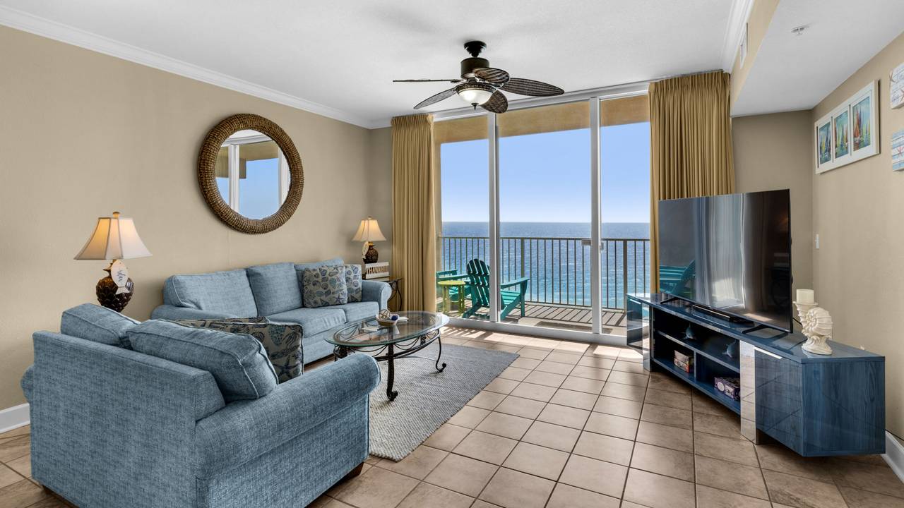 Tidewater 1312 Living Area w/ Gulf views Tidewater 1312 Living Area w/ Gulf views