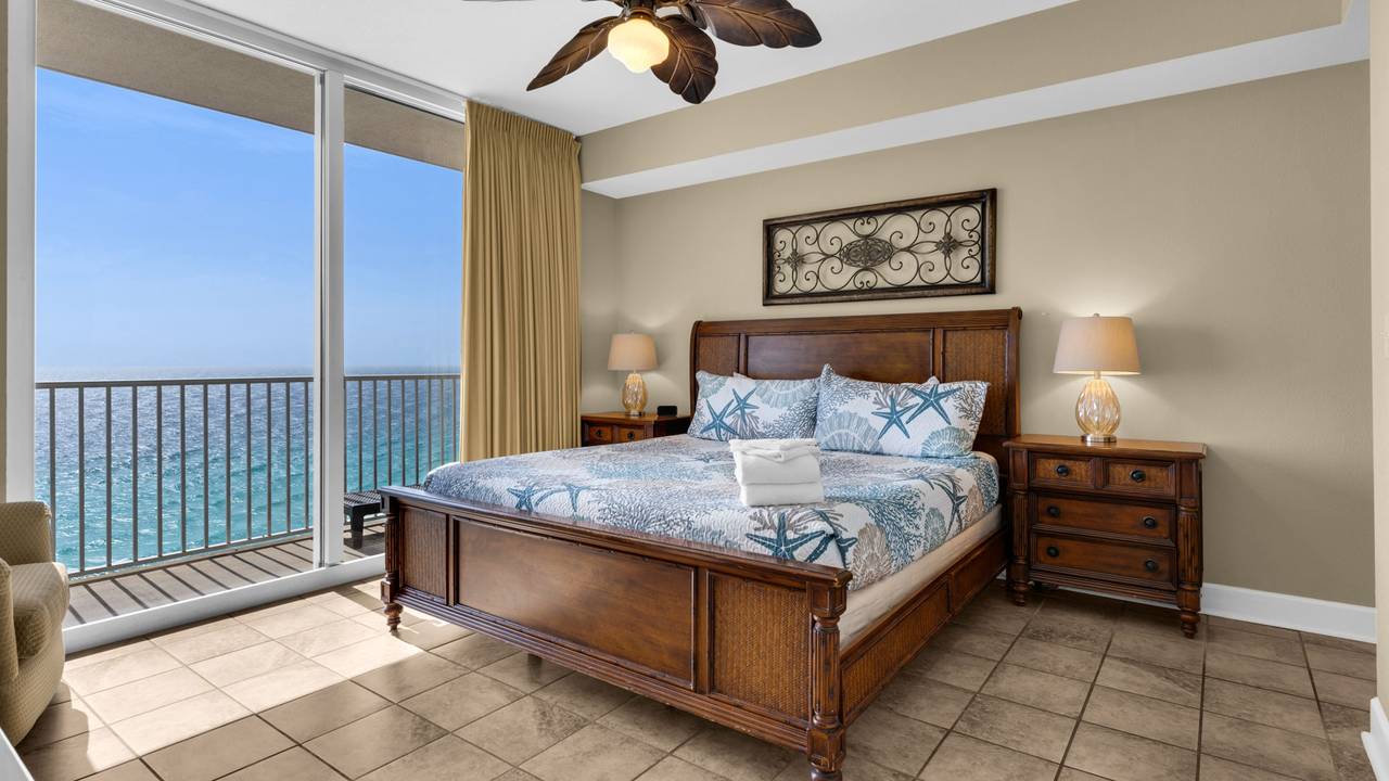 Tidewater 1312 Bedroom w/ Gulf views Tidewater 1312 Bedroom w/ Gulf views