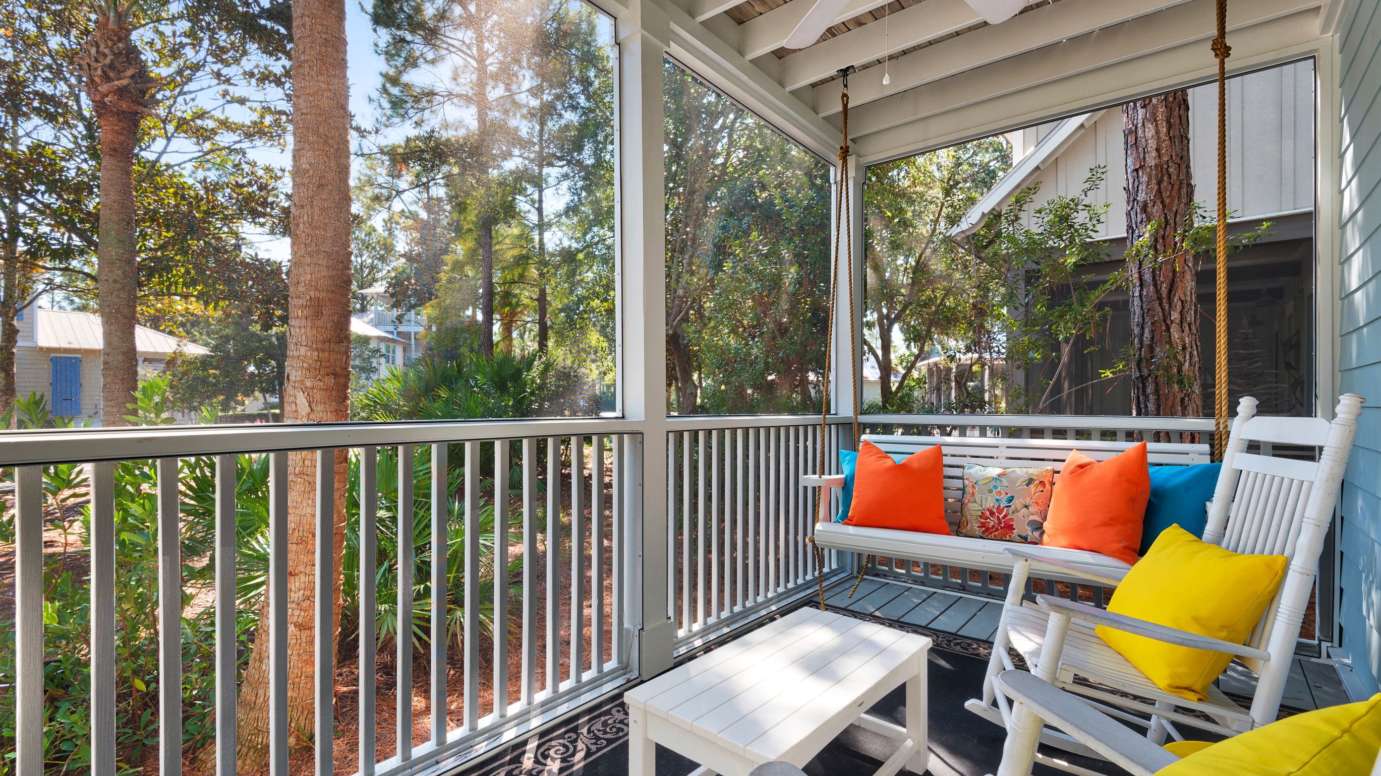 Happy ours deck area