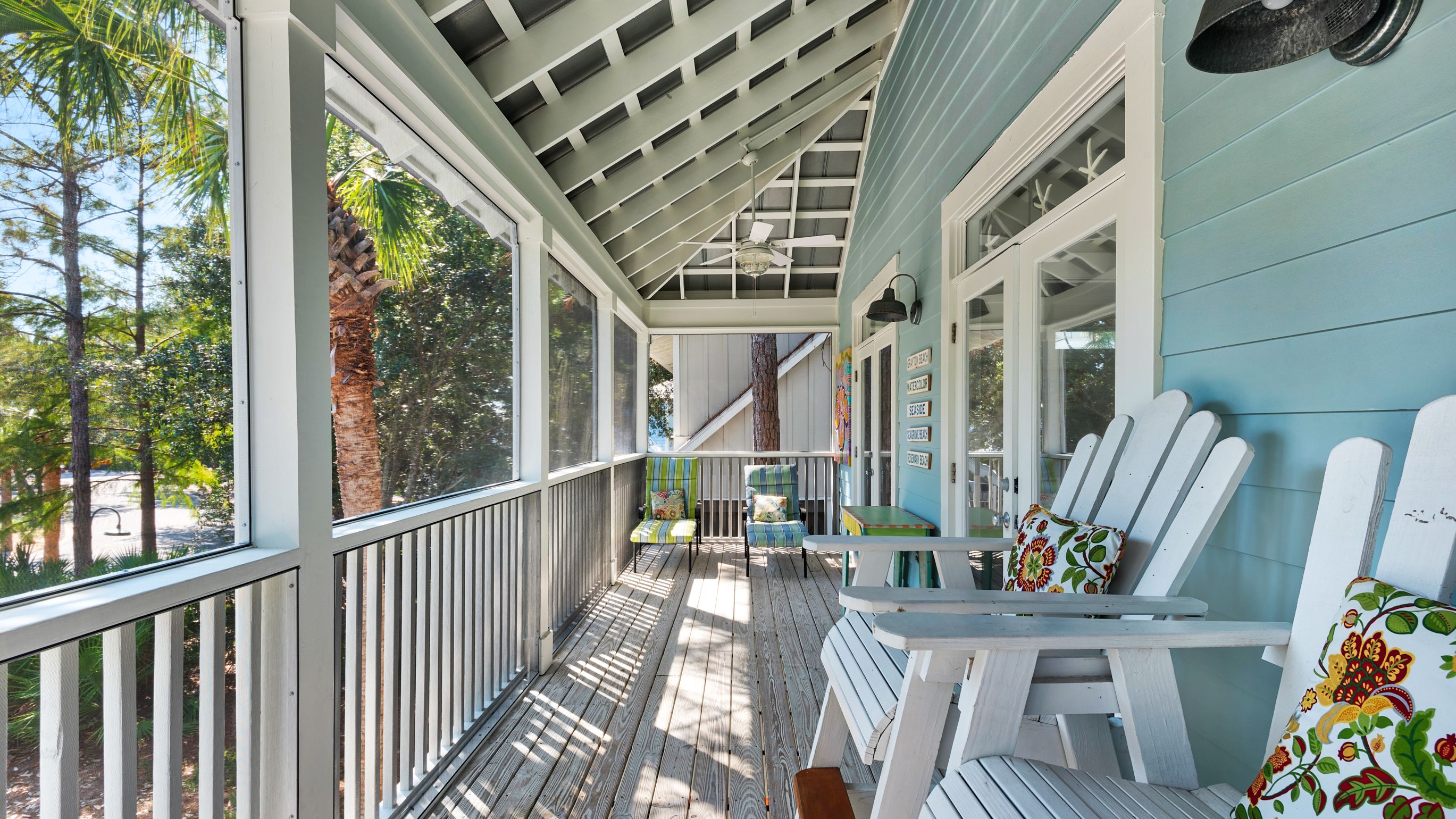 Happy ours deck area