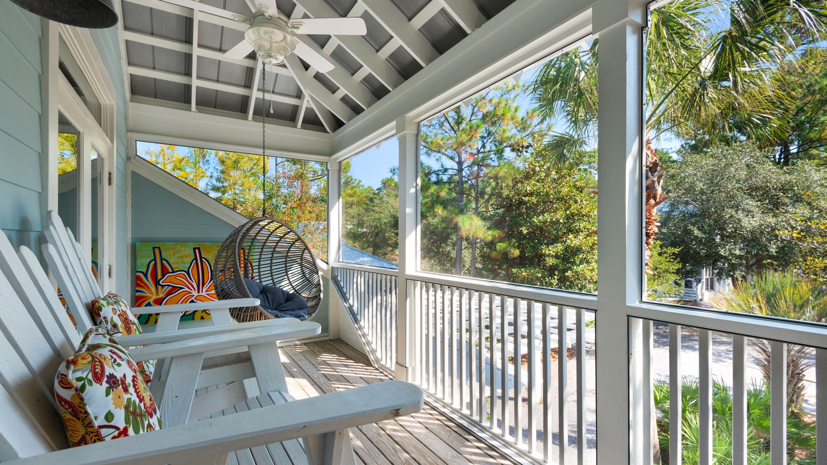 Happy ours deck area