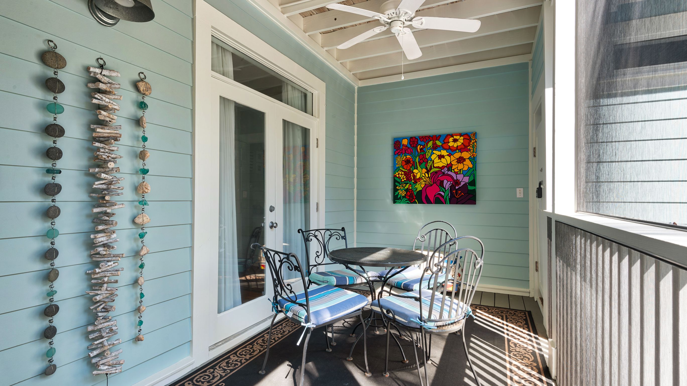 Happy ours deck area