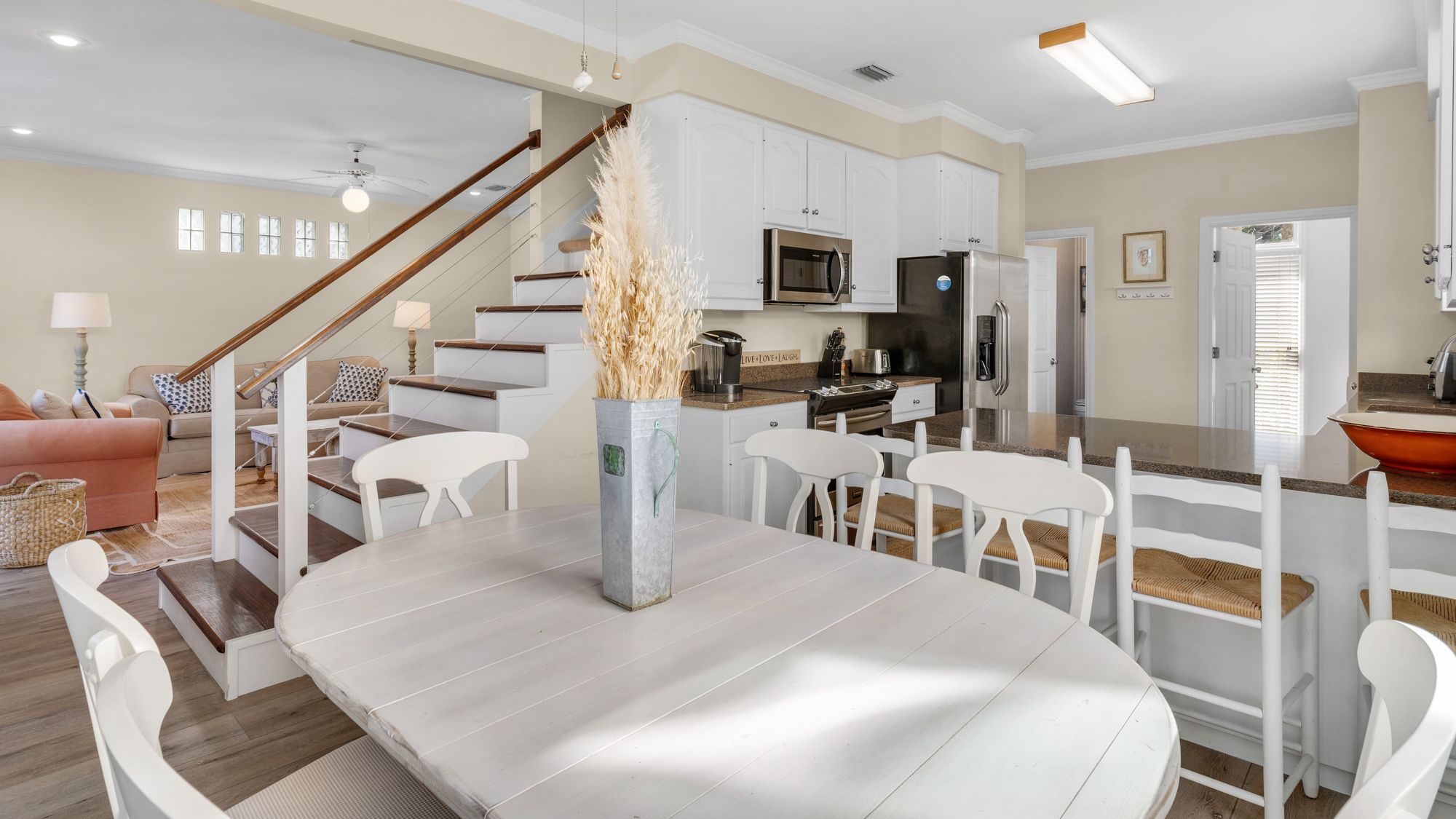 The Ocean Pearl Dining Table and Kitchen