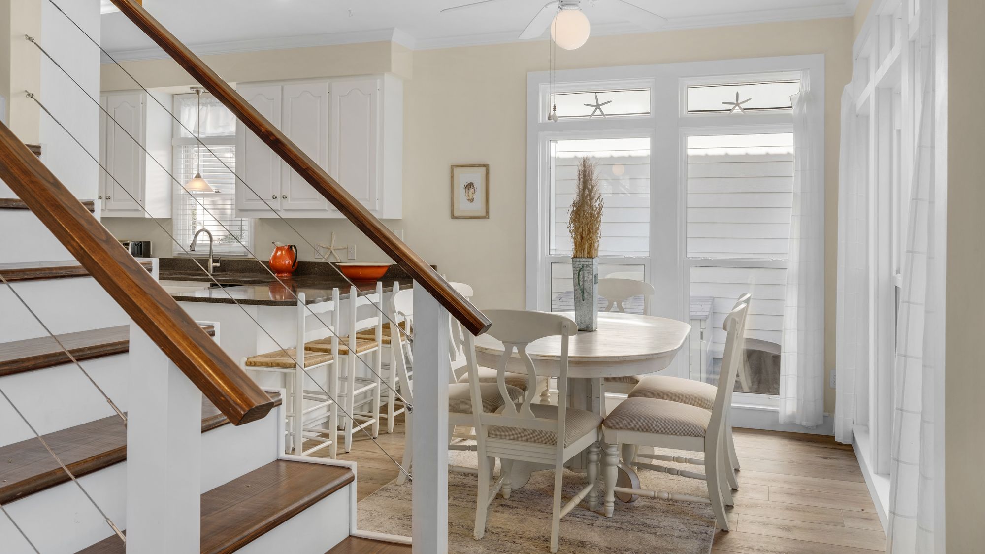 The Ocean Pearl Stairs and Dining Table
